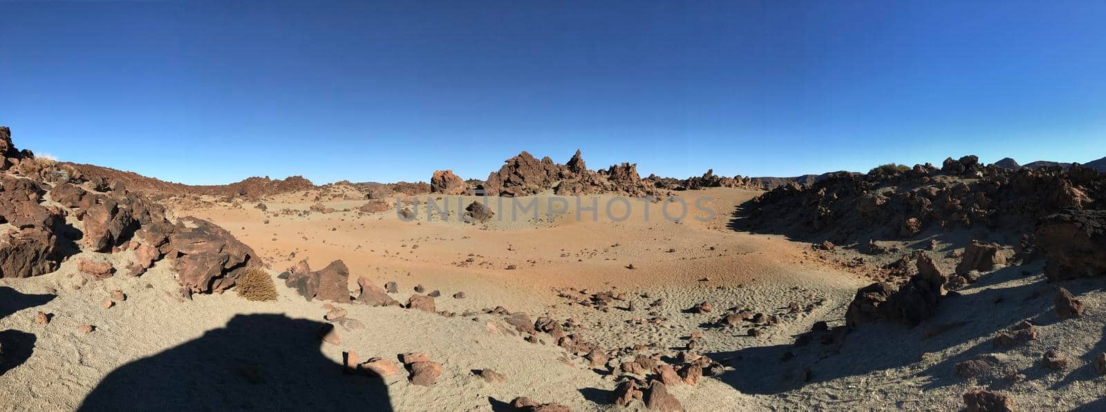 Panorama landscape around Mount Teide by traveltelly