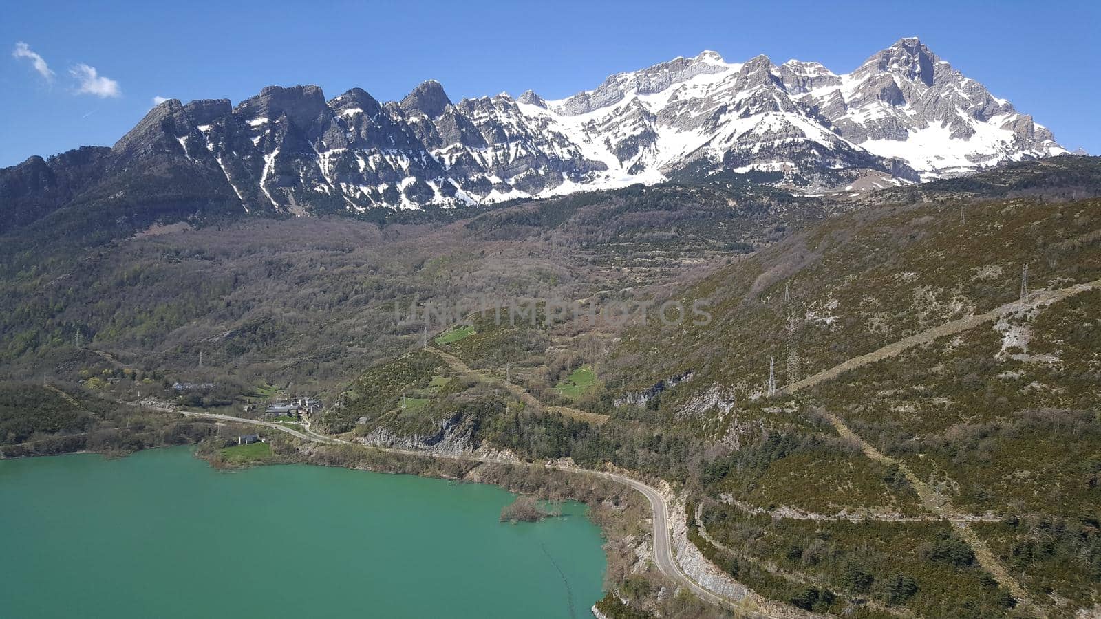 Lake Embalse de Búbal in Spain