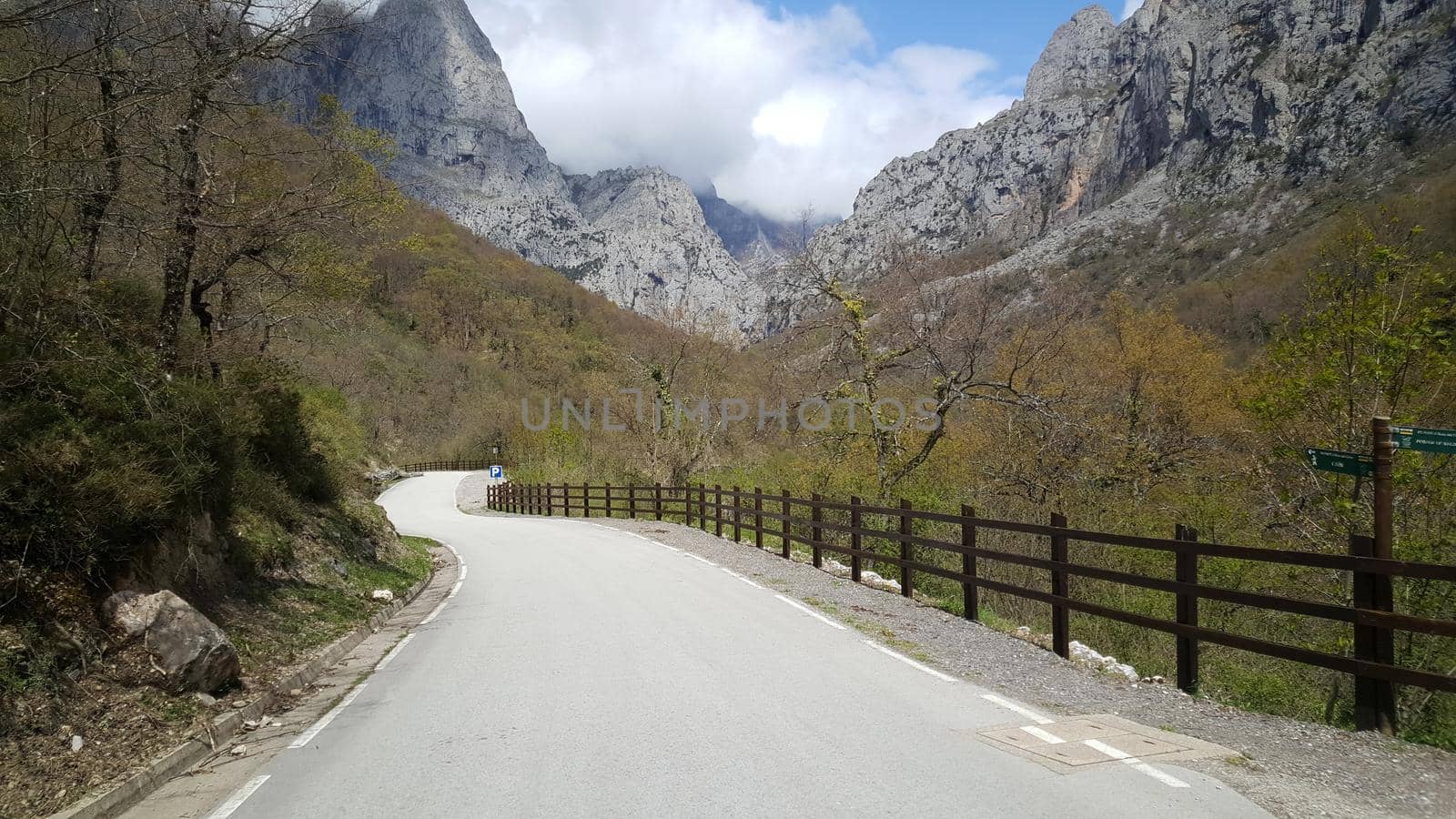 Driving through Parque Nacional de Los Picos de Europa  by traveltelly