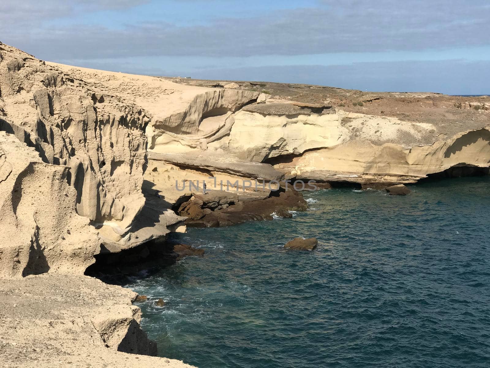 Rocky coast of San Miguel de Tajao in Tenerife