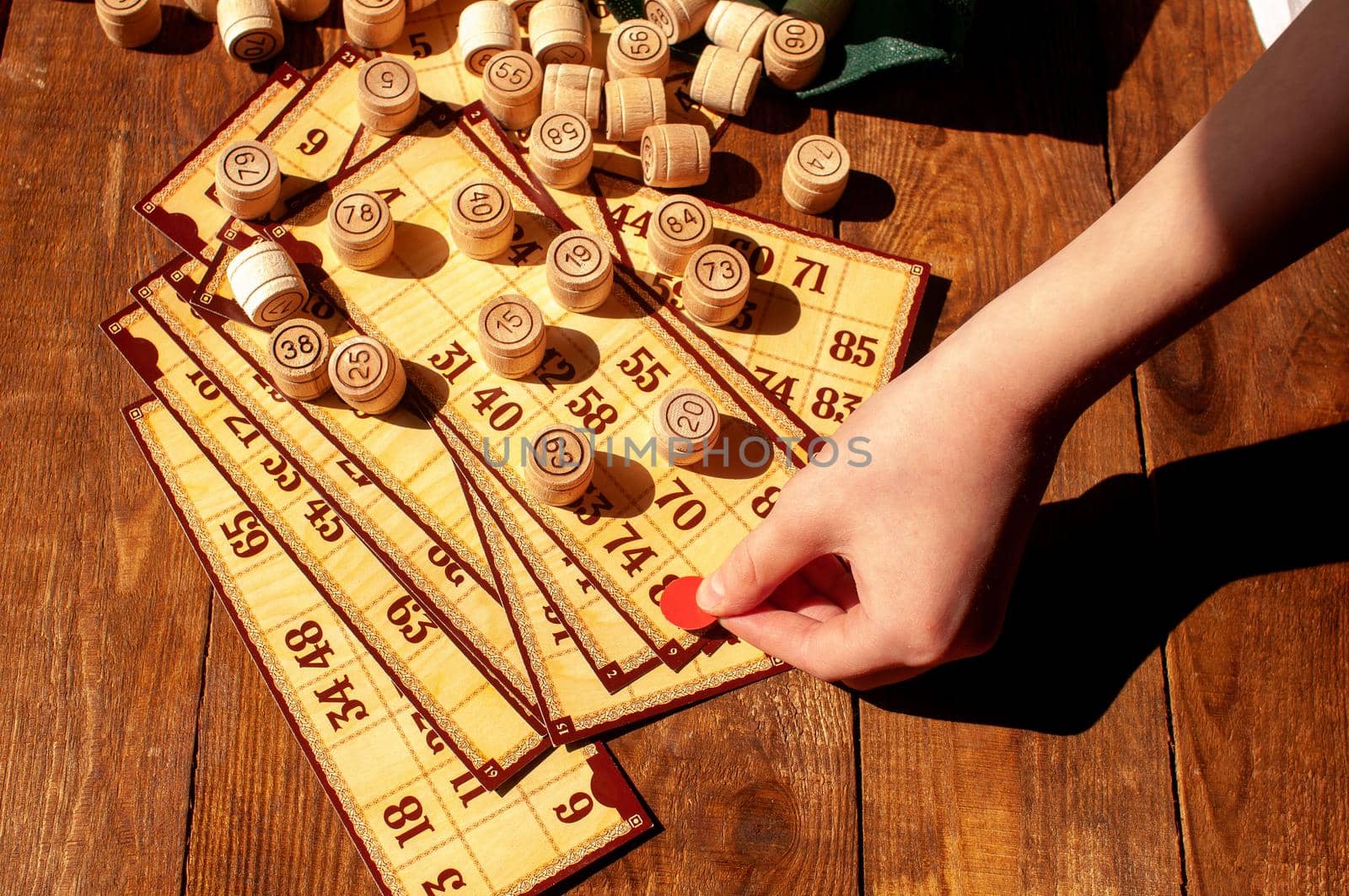 homemade family vintage bingo game by ozornina