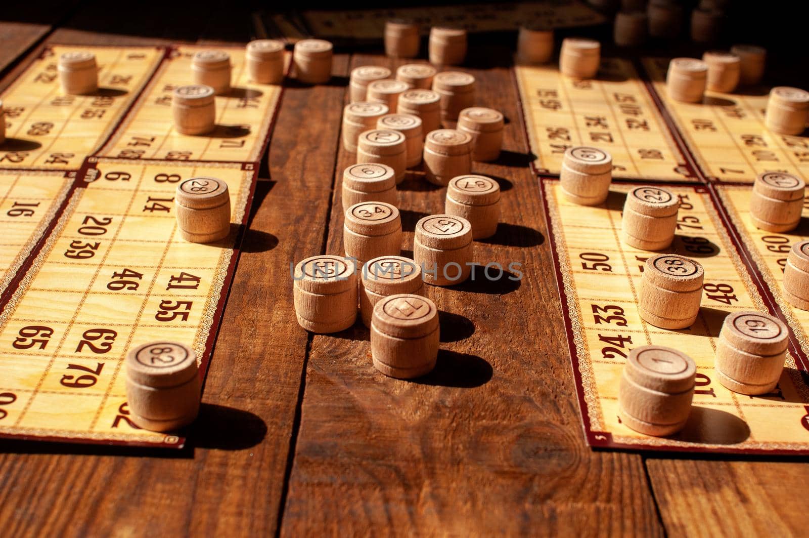 homemade family vintage bingo game by ozornina