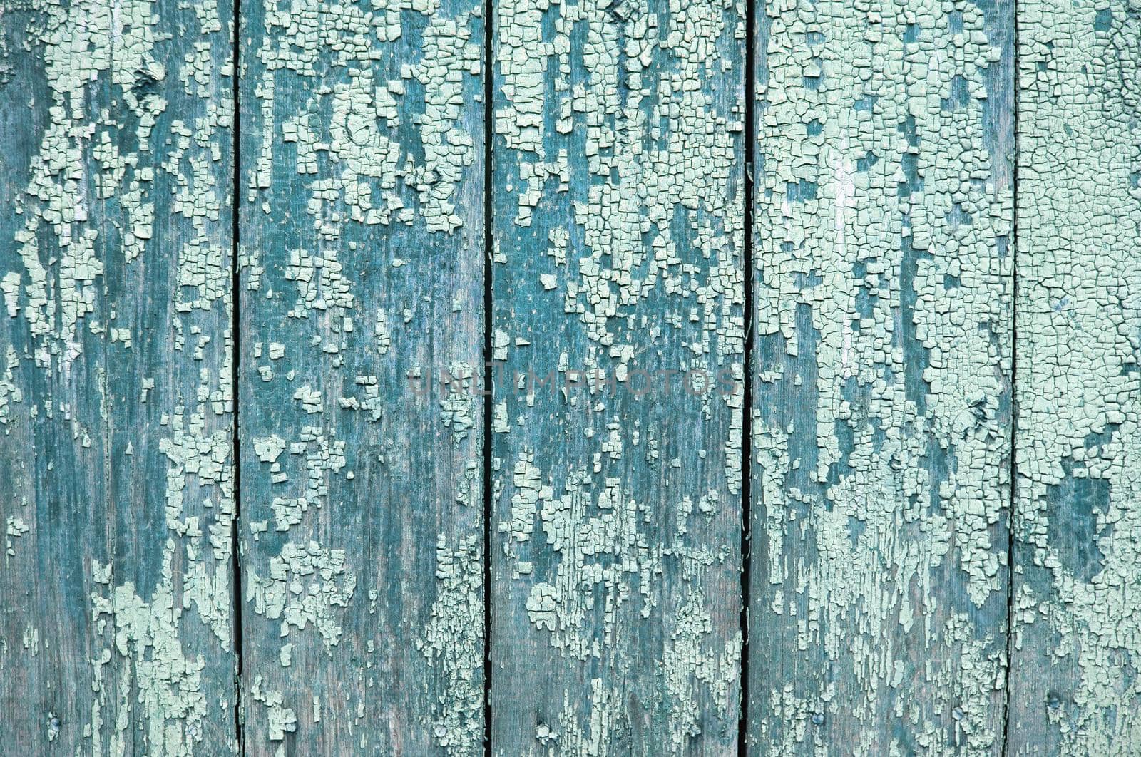 natural old blue wood background