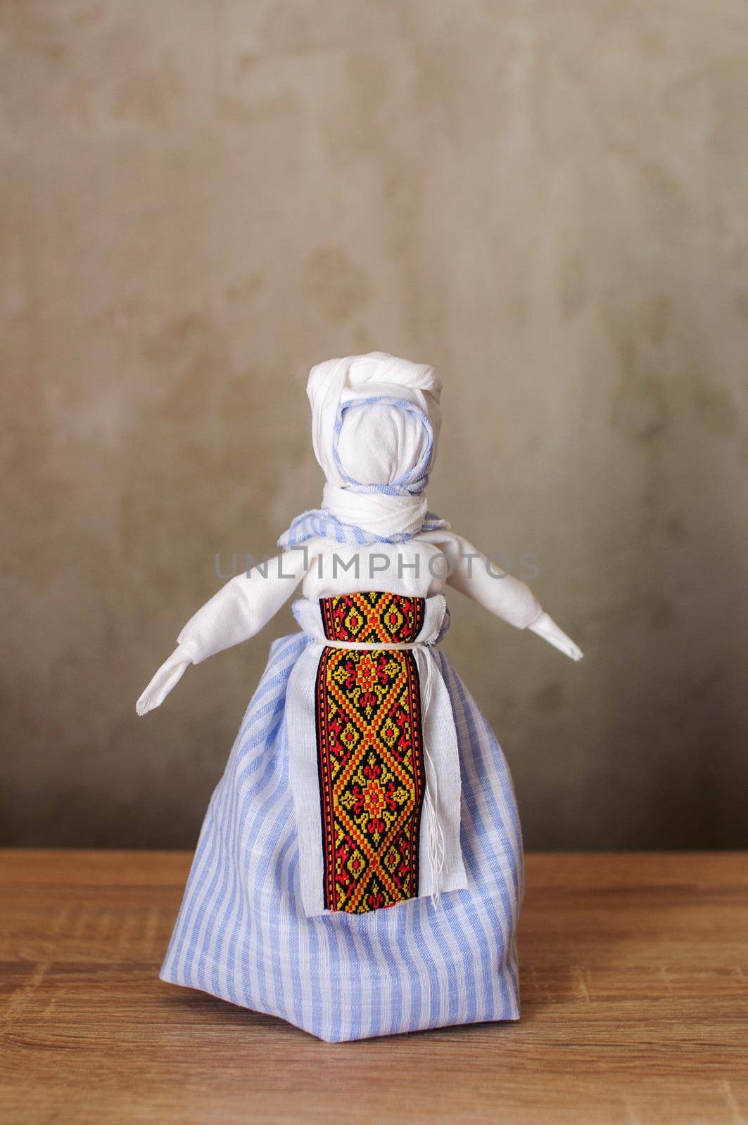 traditional Ukrainian motanka doll handmade by ozornina