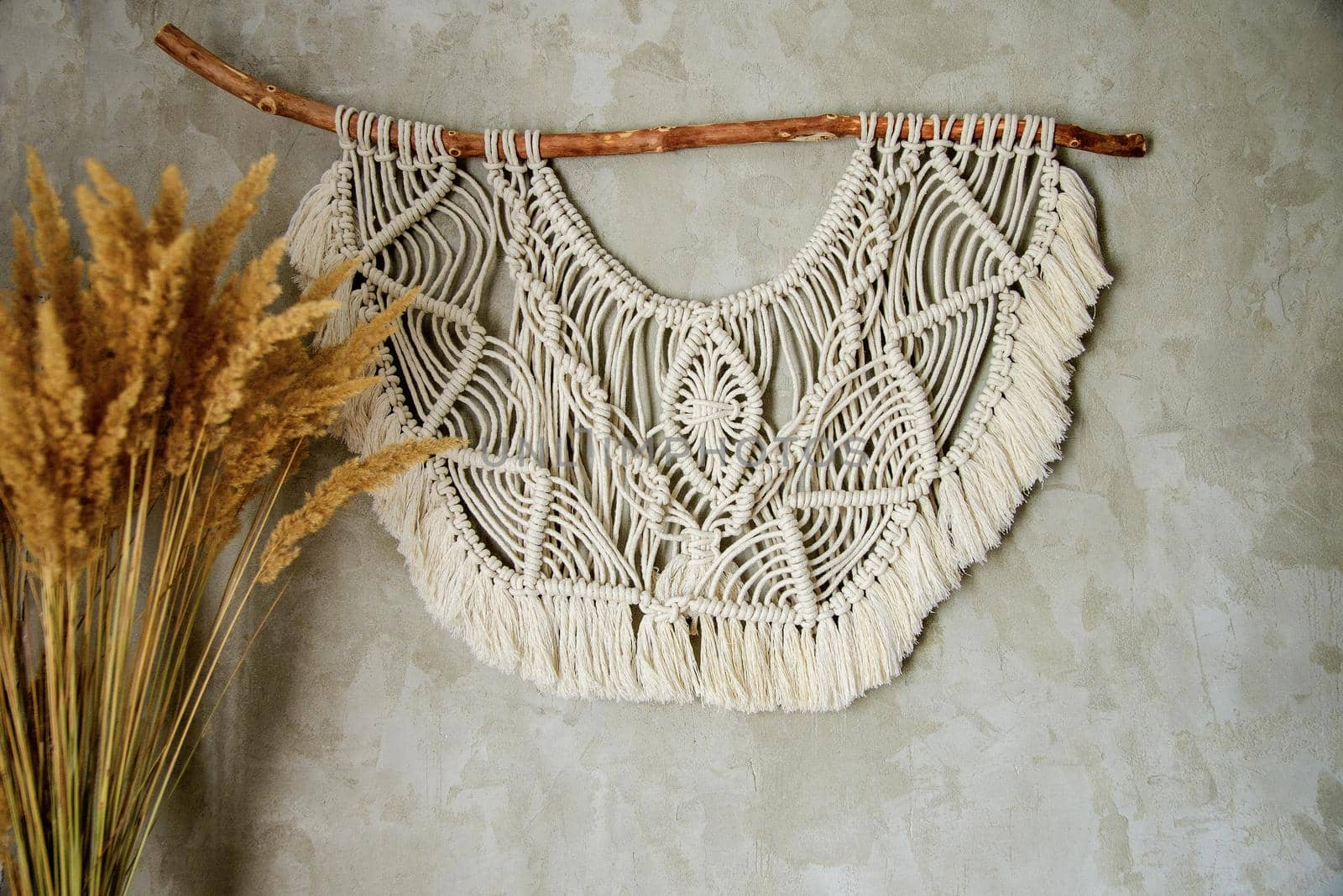 Large Macrame Wall Hanging by ozornina