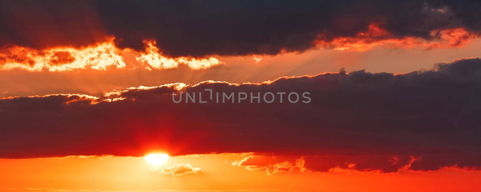 Romantic sunset over the sea by InfinitumProdux