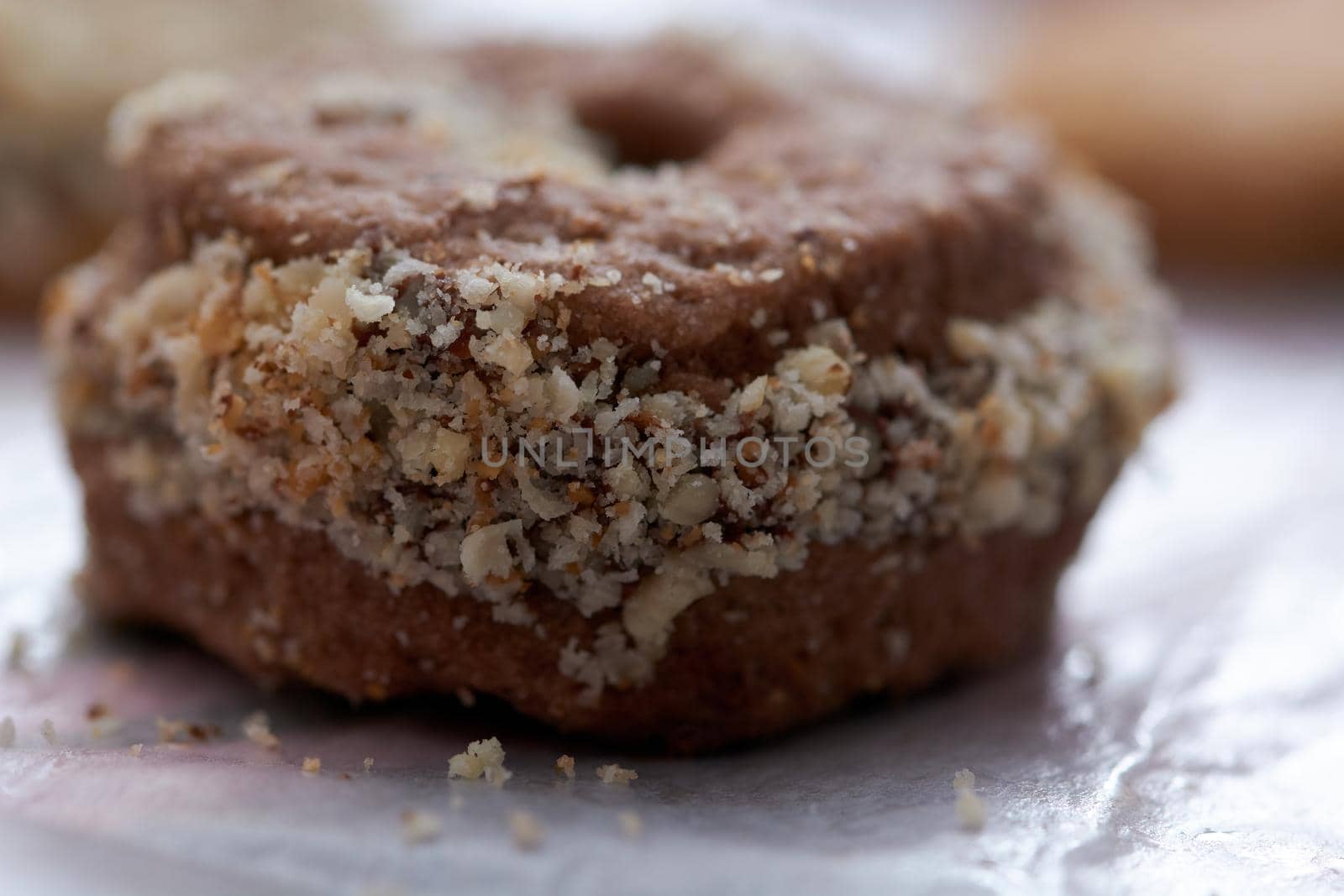 Chocolate on just baked christmas cookies by radebg