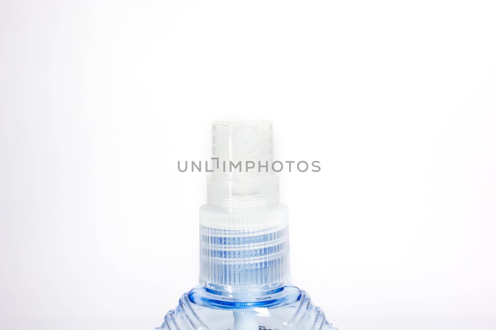 Close up of a spray nozzle isolated on white background. Studio shot.