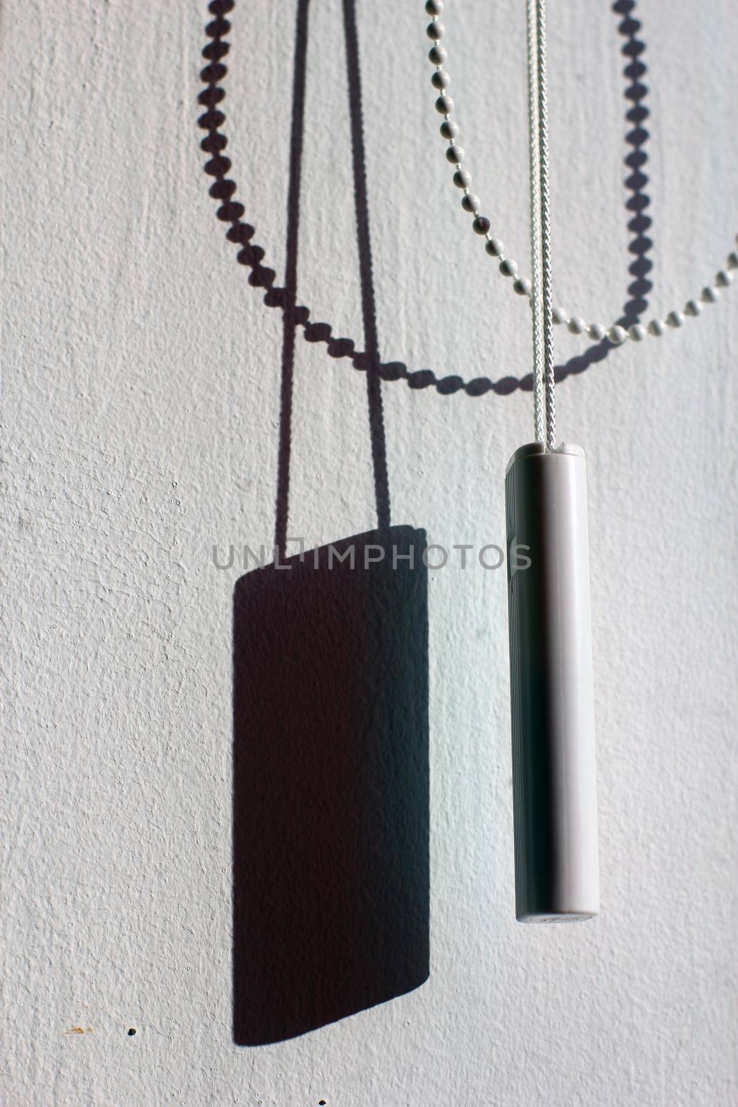Blinds cord lift abstract background by Lirch
