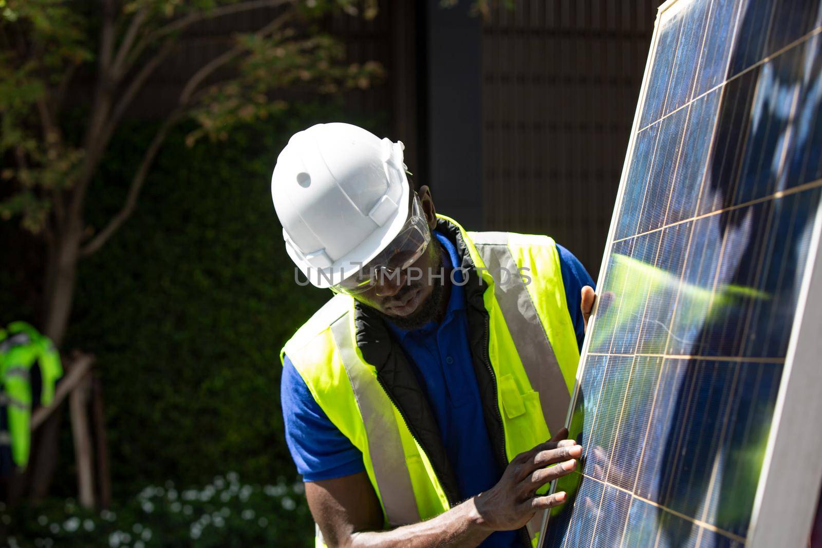 maintenance engineer, Solar energy systems engineer perform analysis solar panels