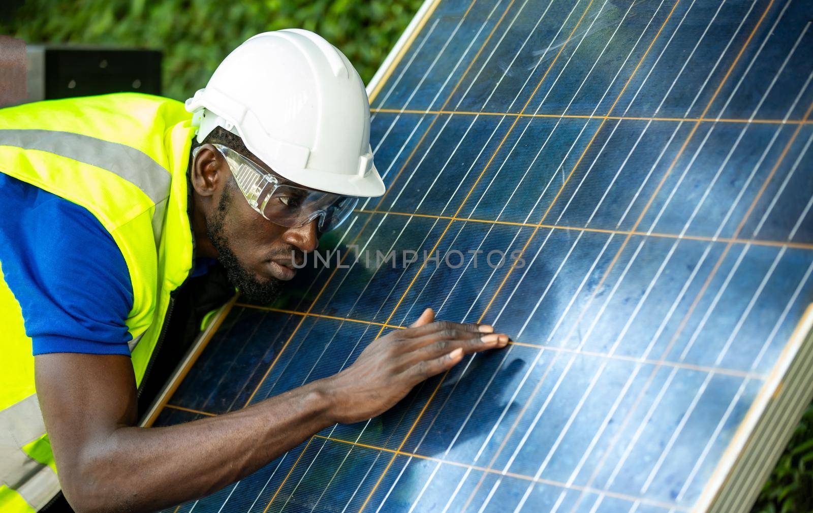 maintenance engineer, Solar energy systems engineer perform analysis solar panels