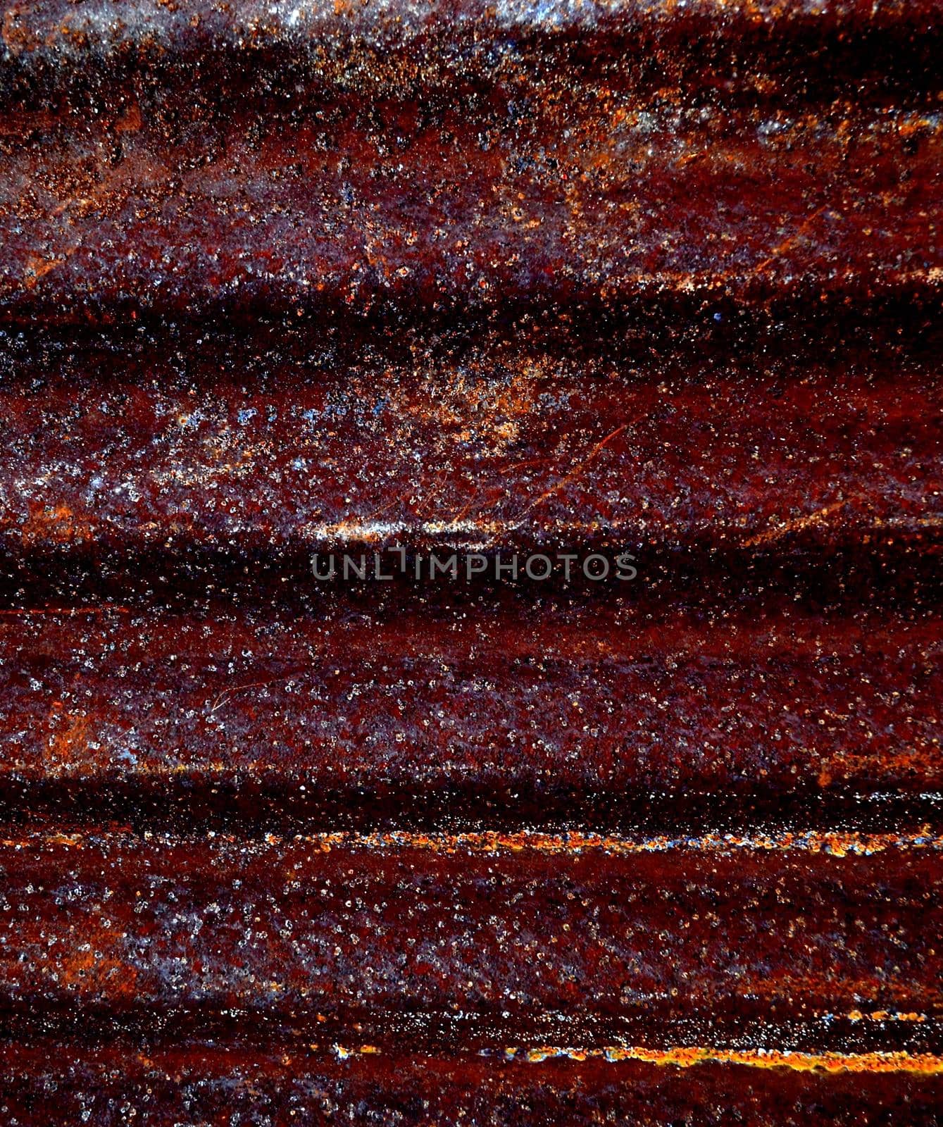 Closeup Rusted Galvanized iron plate, texture for background