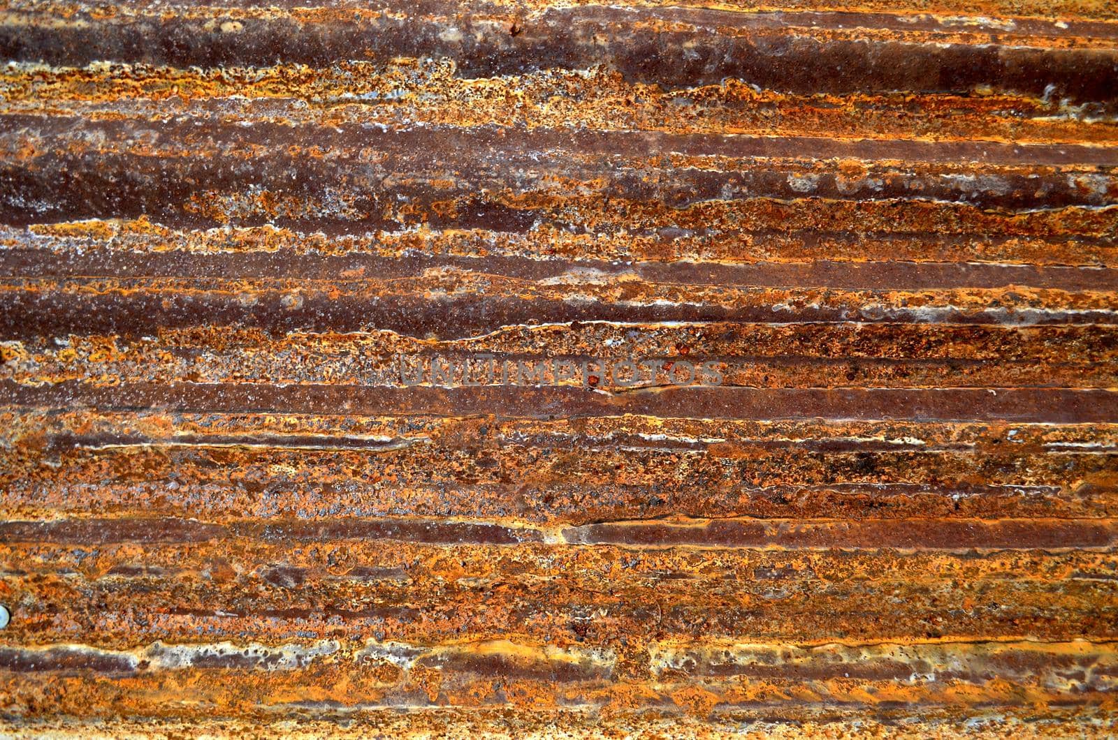 Closeup Rusted Galvanized iron plate, texture for background