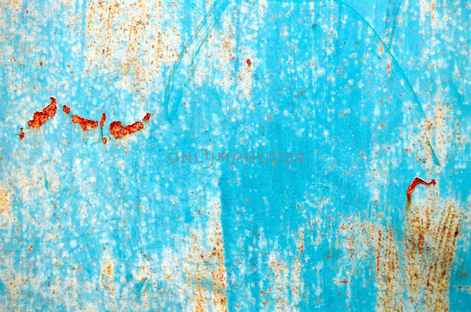 Closeup Rusted Galvanized iron plate, texture for background