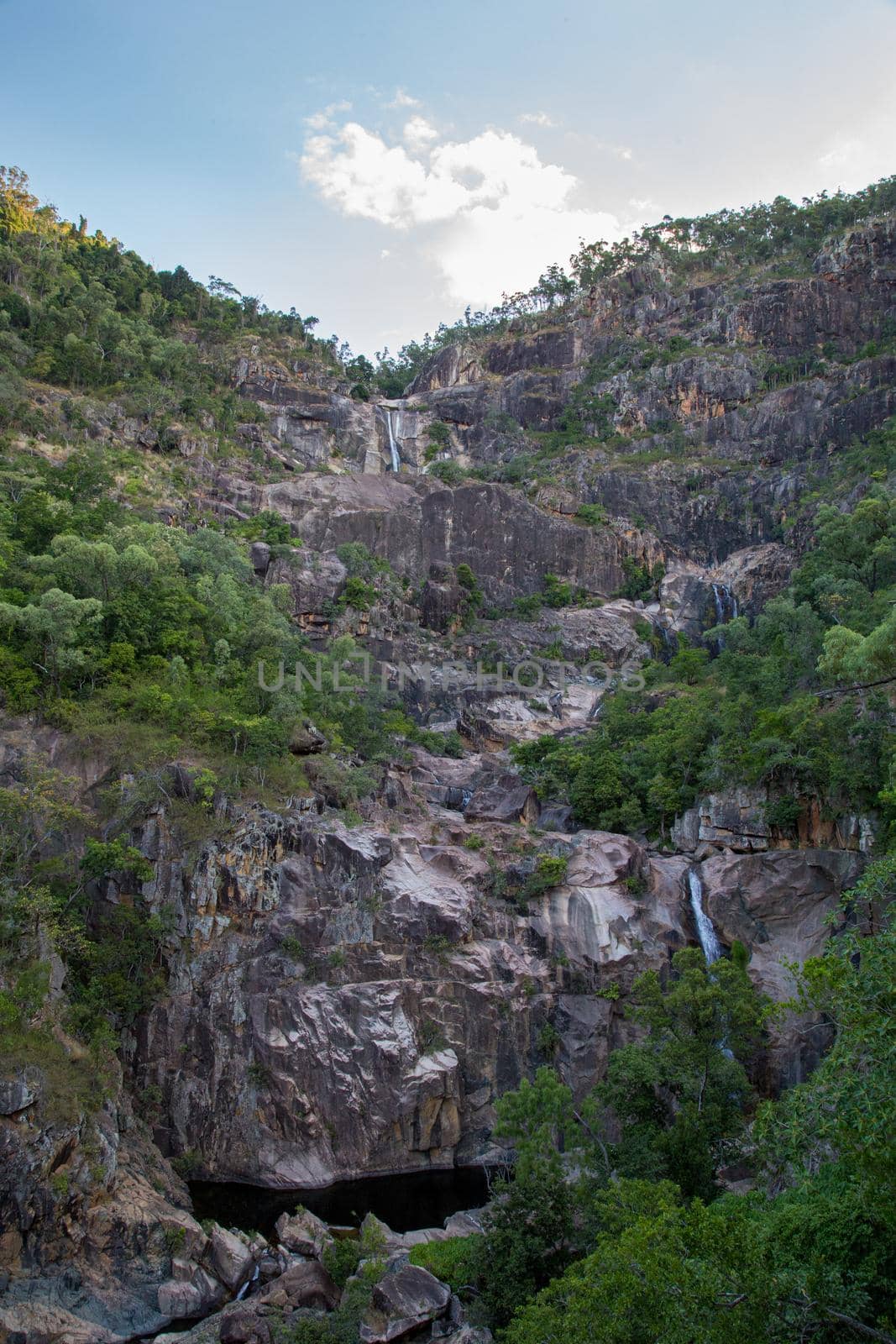 Yuruga, Australia - May 7, 2015: Jourama Falls in Queensland