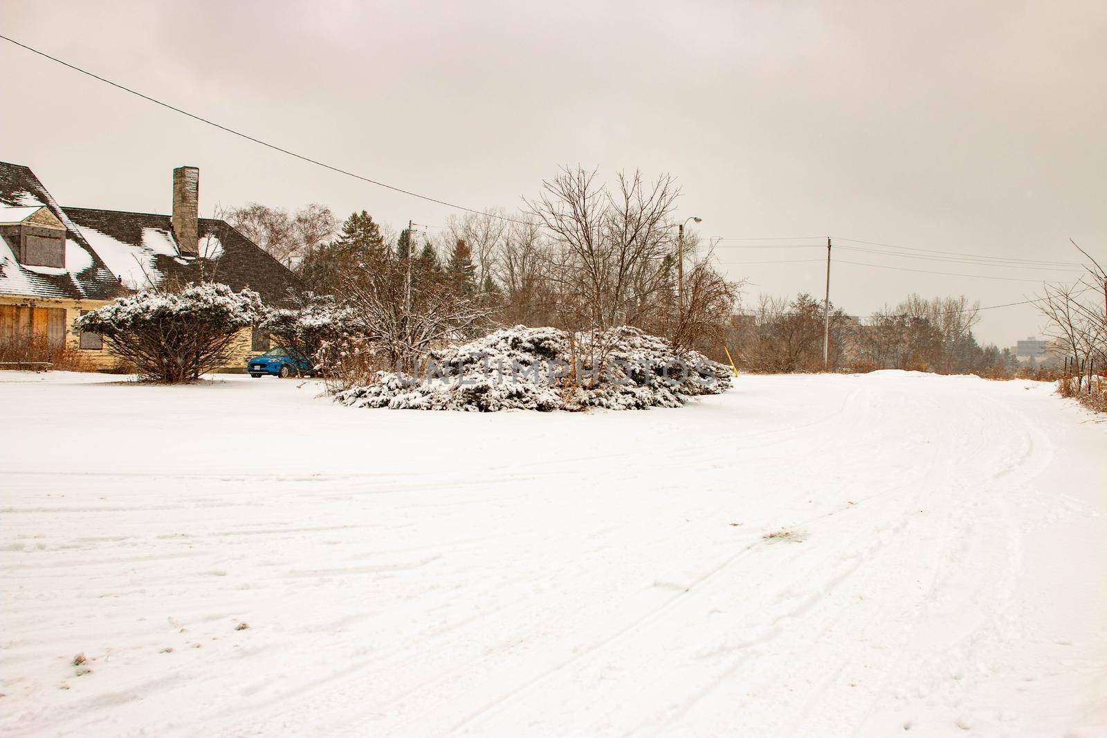 winter surrealism landscape photography in London Canada  by mynewturtle1