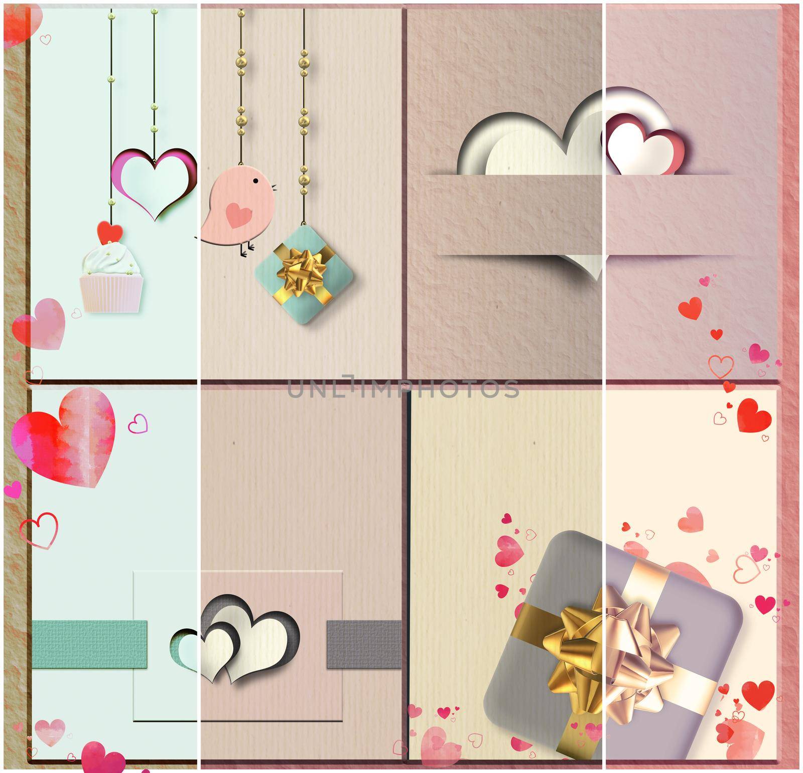 love collage for Valentine, by NelliPolk