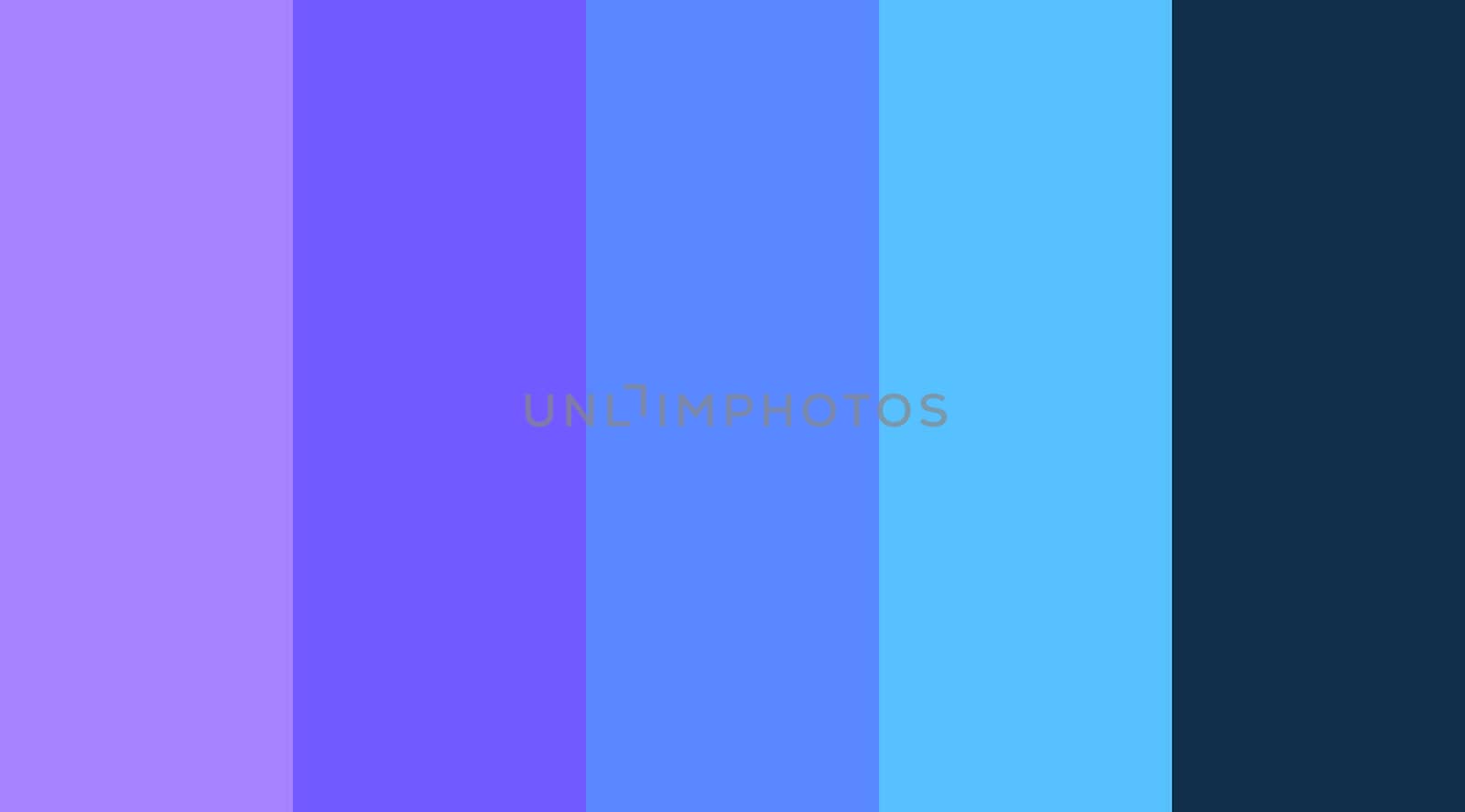 Basic blue to purple color palette illustration.