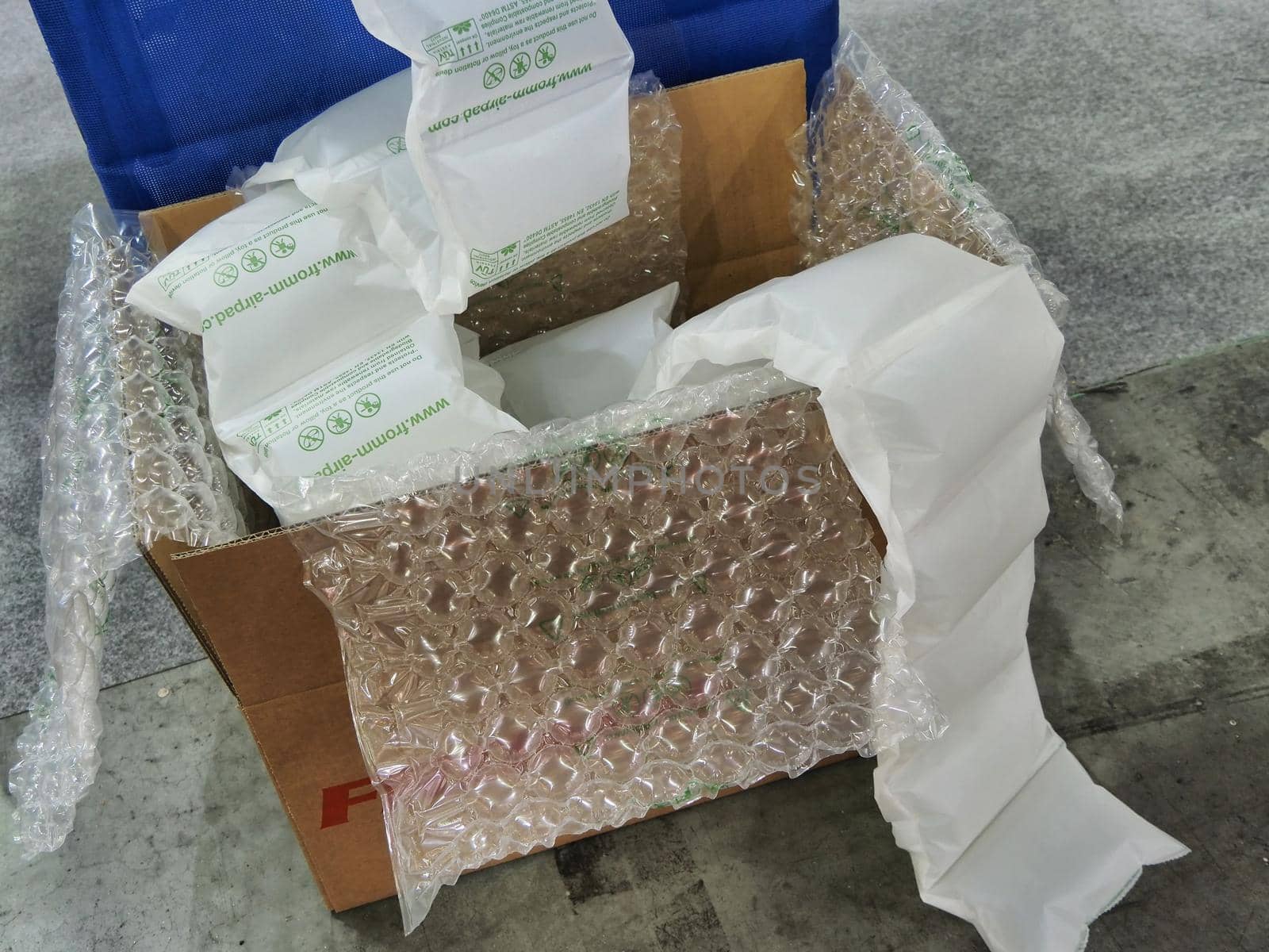bubble wraps foils and packaging materials on display  Turin Italy February 13 2020 by lemar
