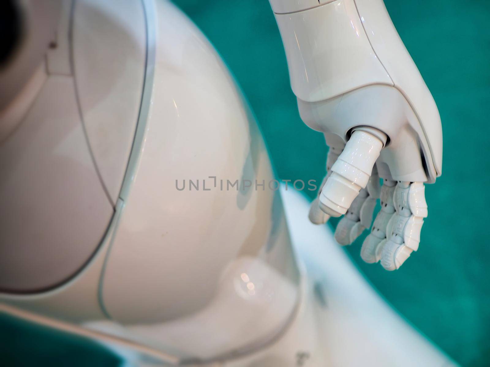 Pepper by SoftBank Robotics is the first humanoid assistant for better customer experience Turin Italy February 12 2020 by lemar