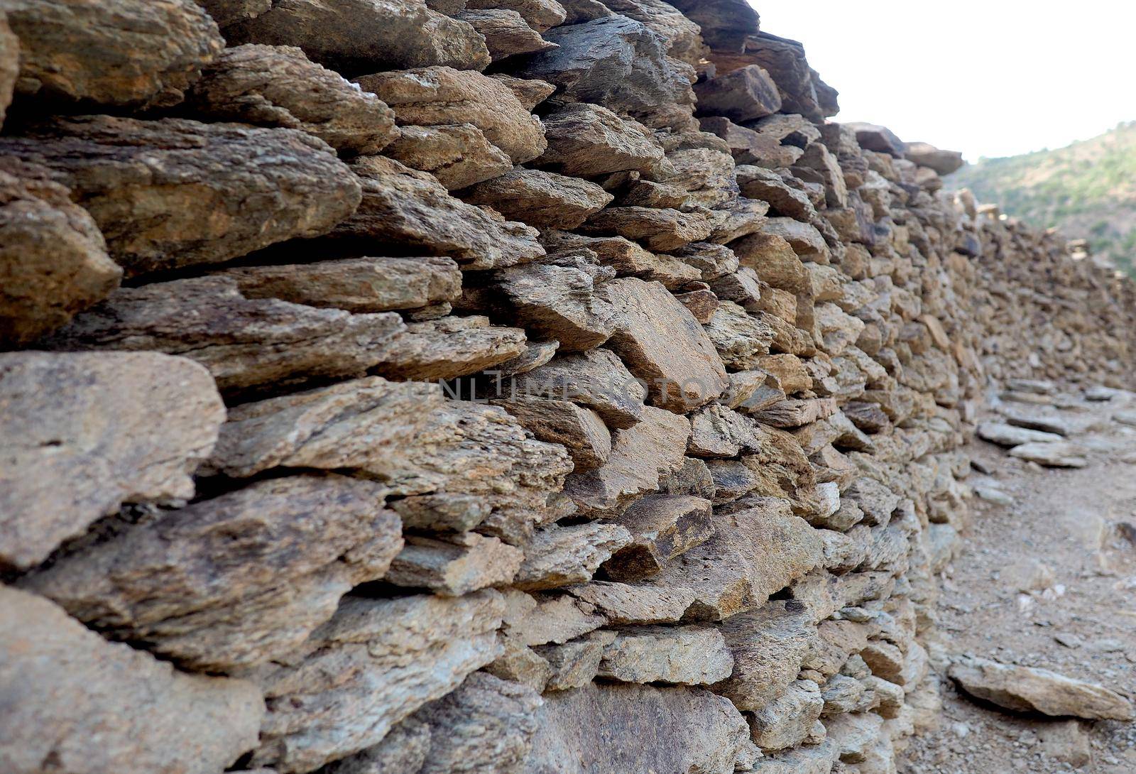 Abstract rock wall detail, stonework