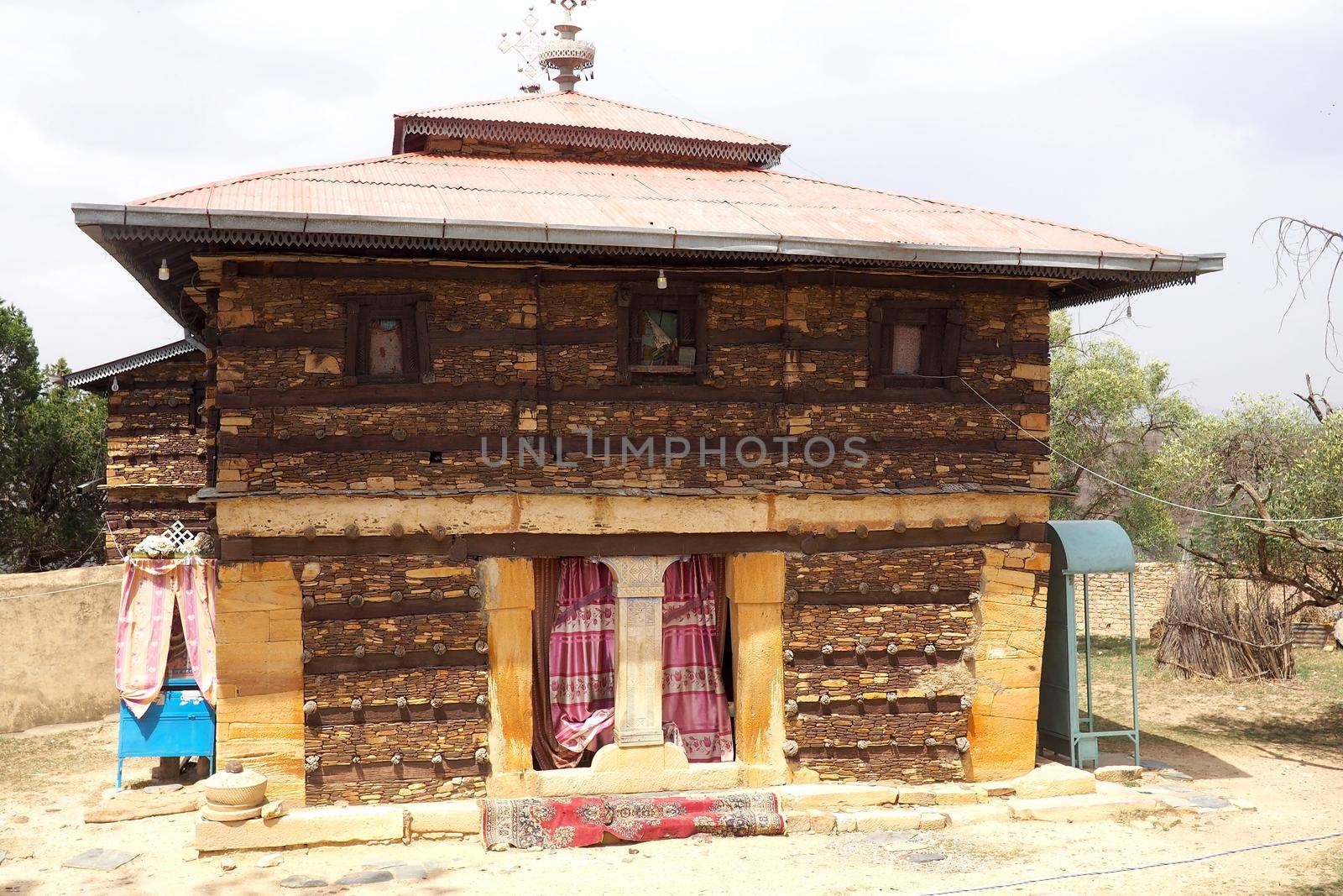 Ancient Debre Damo monastery building, Tigray, Ethiopia by fivepointsix