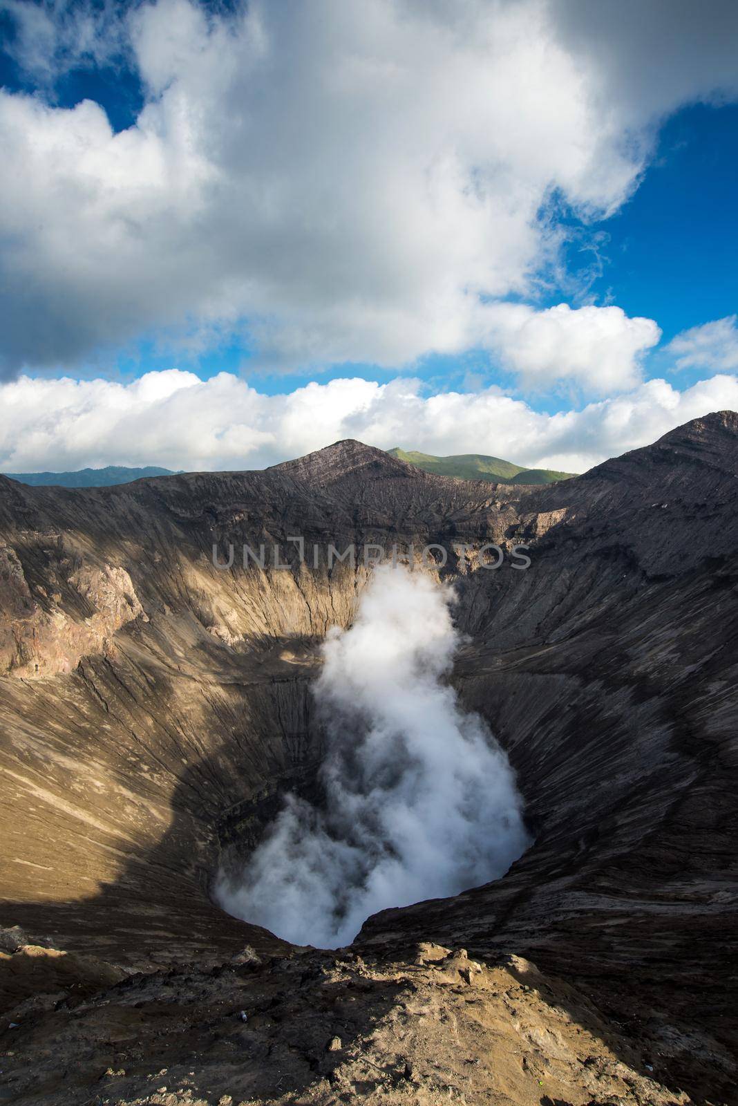 Creater of Bromo vocalno, East Java, Indonesia