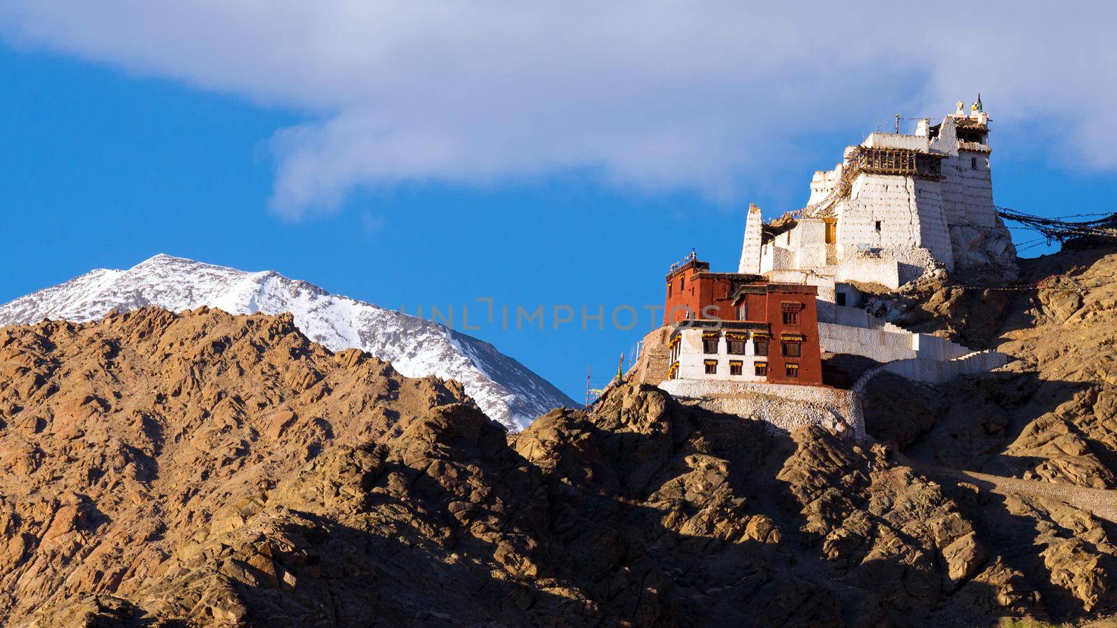 Namgyal Tsemo Gompa, main buddhist monastery centre in Leh, Ladakh, India by Nuamfolio