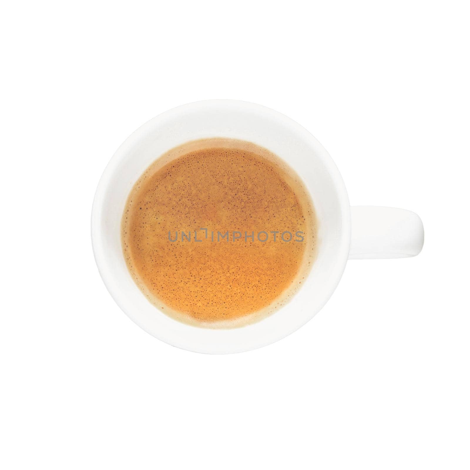 One Coffee cup isolated on white background with clipping path. by Nuamfolio