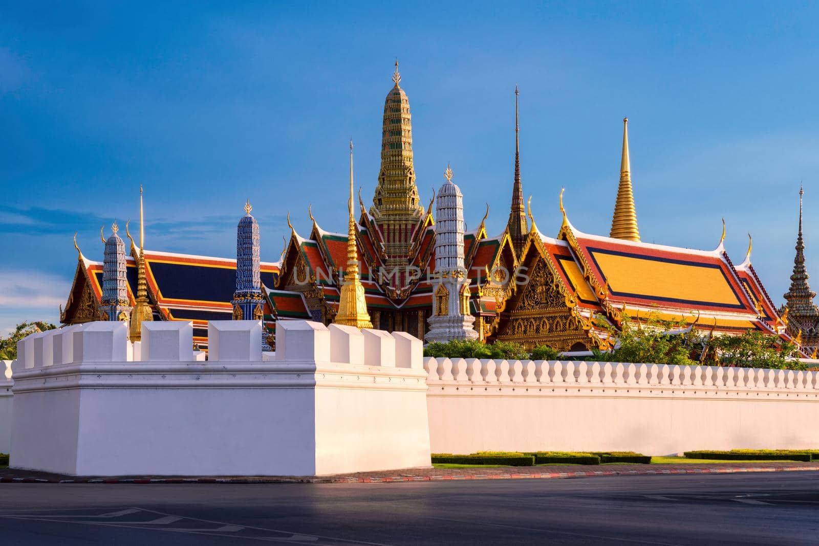 Wat phra keaw or Emerald Buddha temple in Bangkok,Thailand.