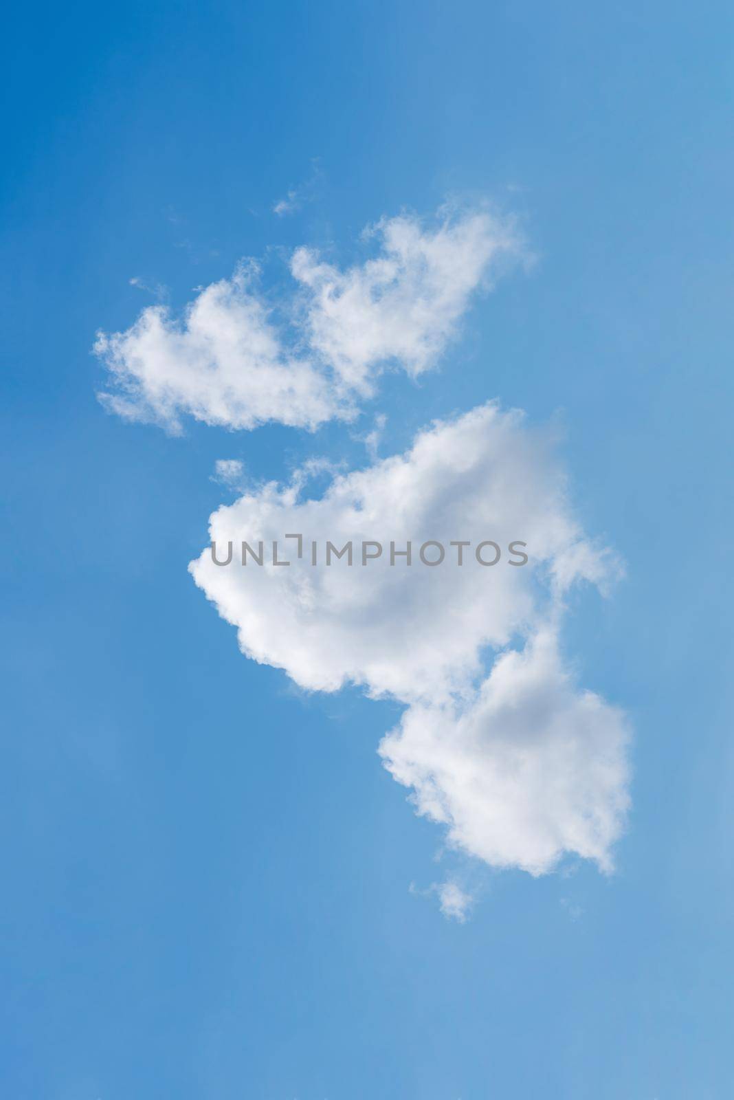 Nature white cloud on blue sky background in daytime, photo of nature cloud for freedom and nature concept. by Nuamfolio
