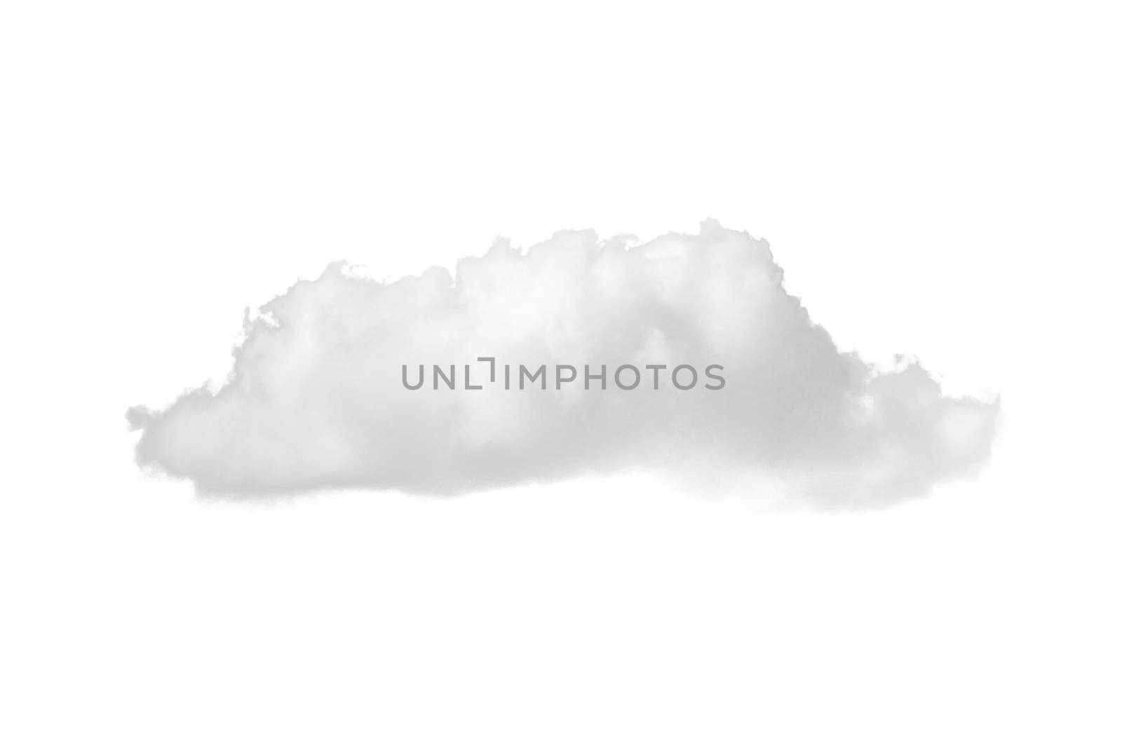 Single nature white cloud on blue sky background in daytime, photo of nature cloud for freedom and nature concept. by Nuamfolio