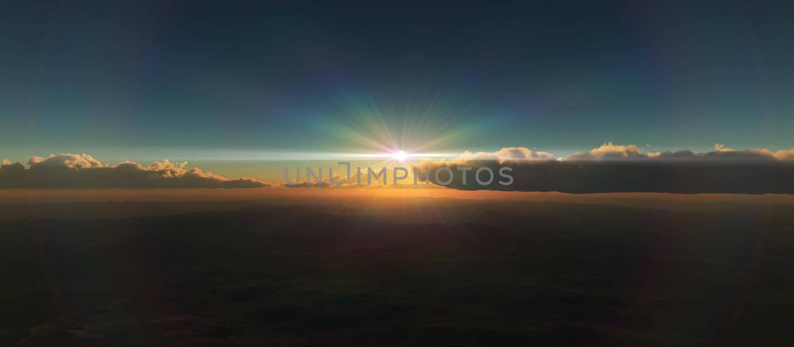 sunrise above in clouds by alex_nako