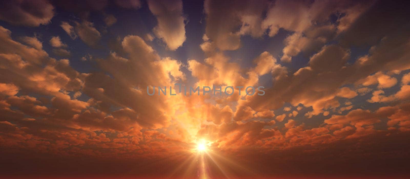 panorama gold sunset sun ray by alex_nako