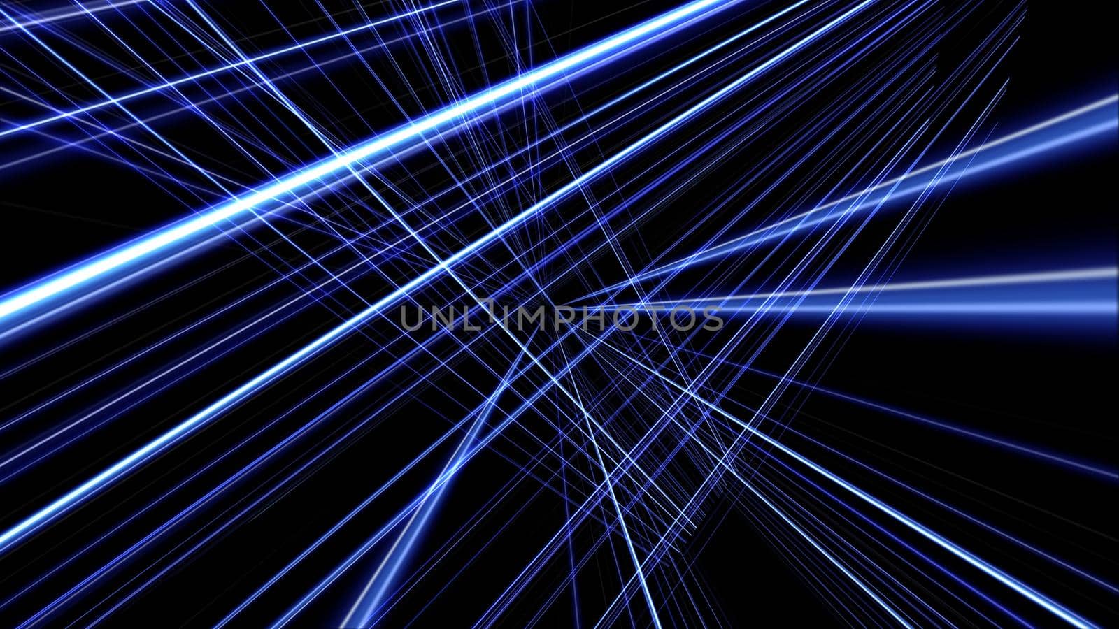 3d lines neon background abstract, render illustration