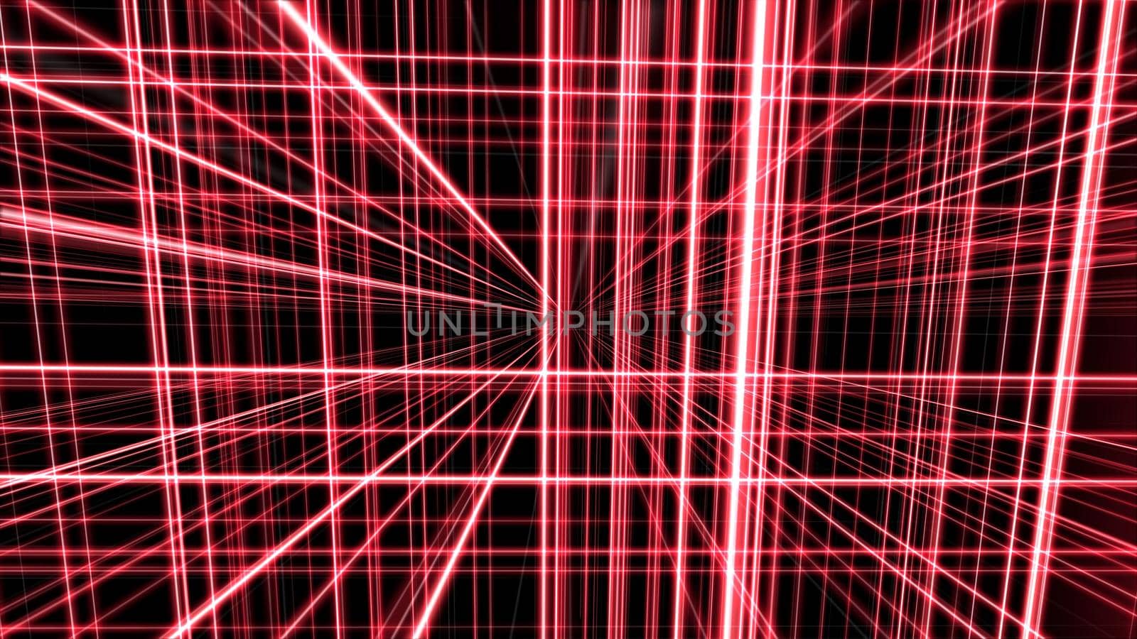 3d lines neon background abstract, render illustration