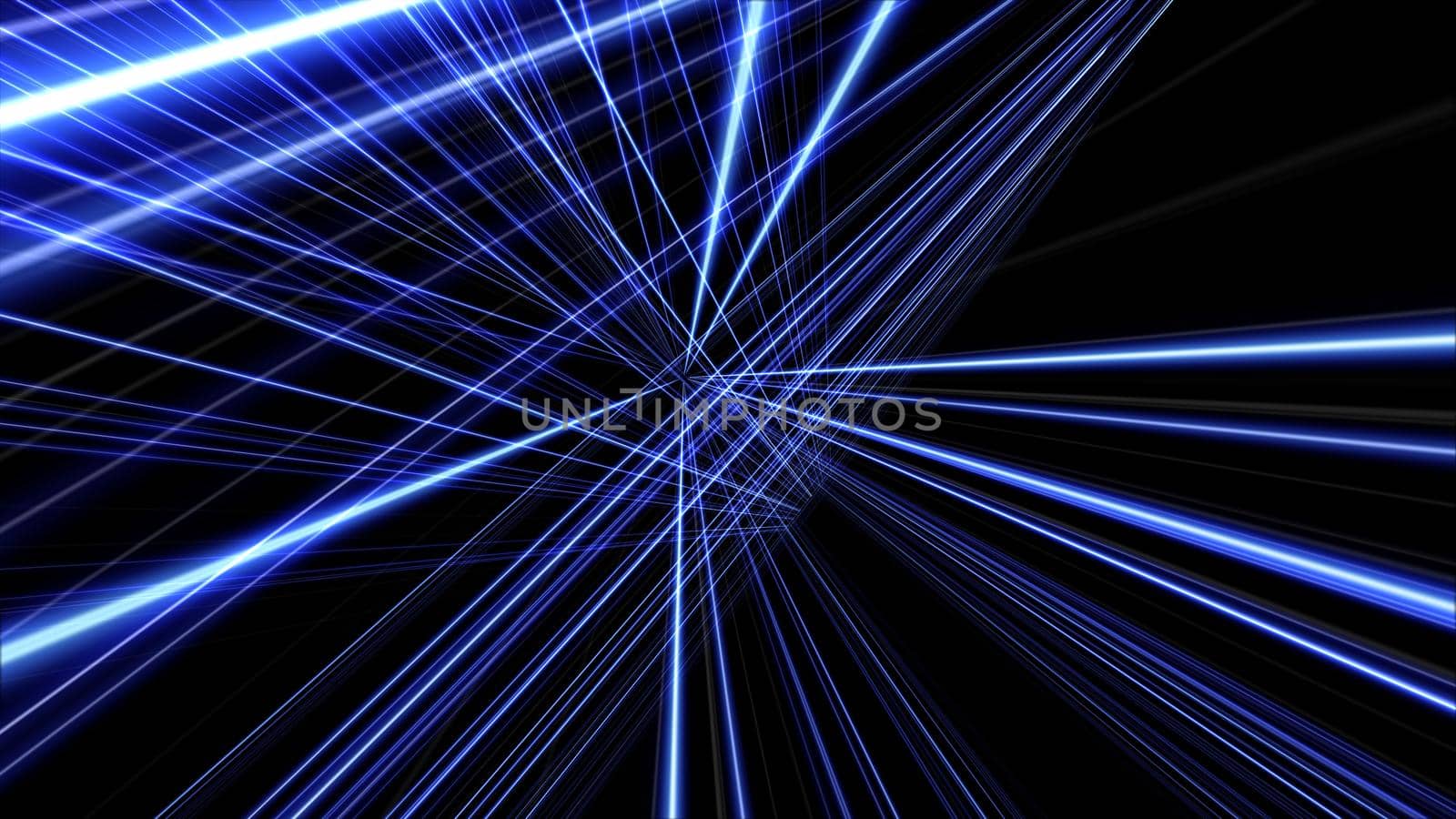 3d lines neon background abstract, render illustration