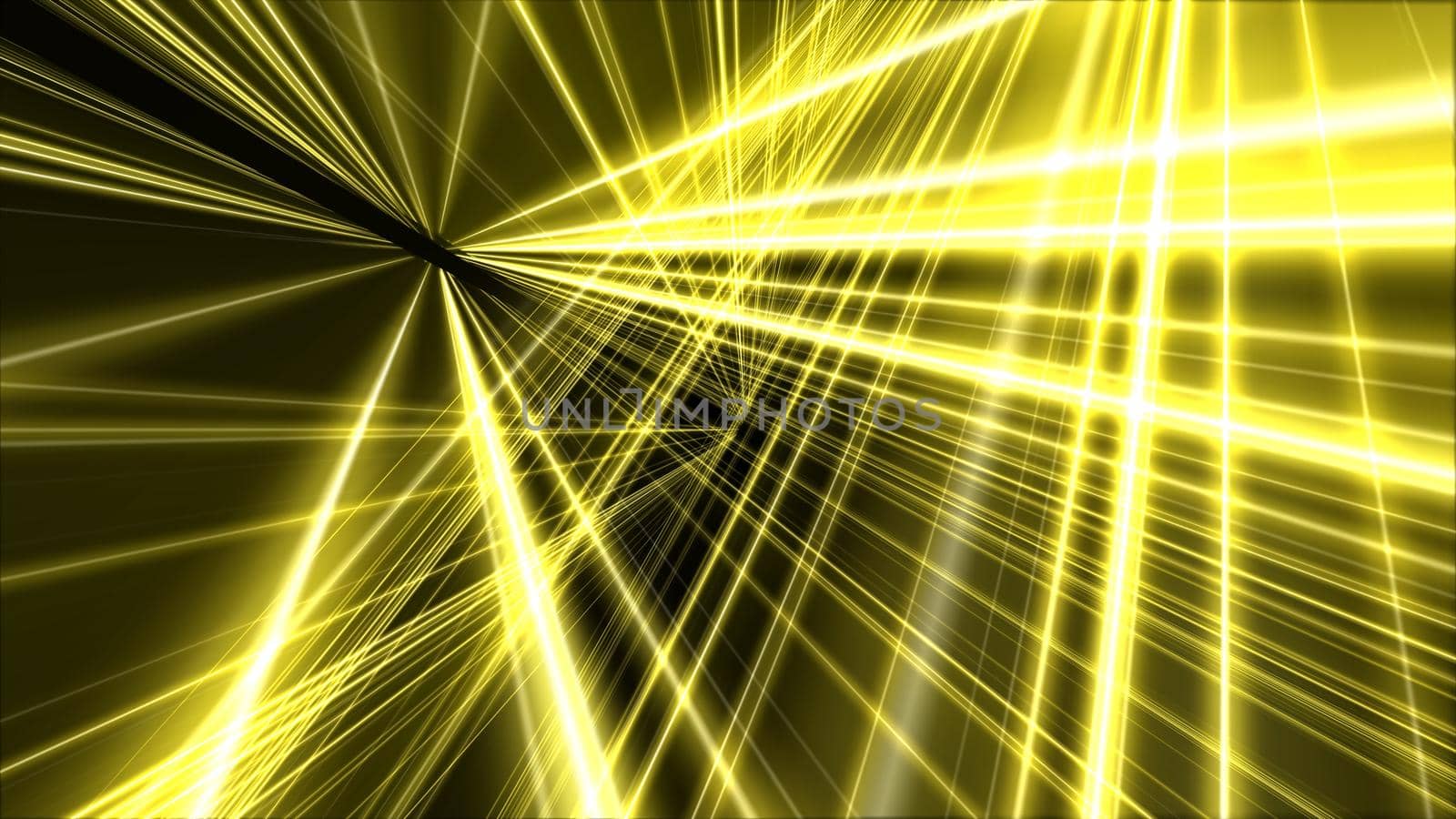 3d lines neon background abstract, render illustration