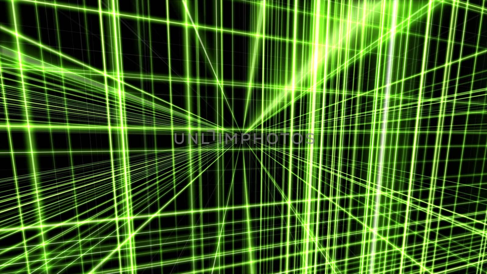 3d lines neon background abstract, render illustration