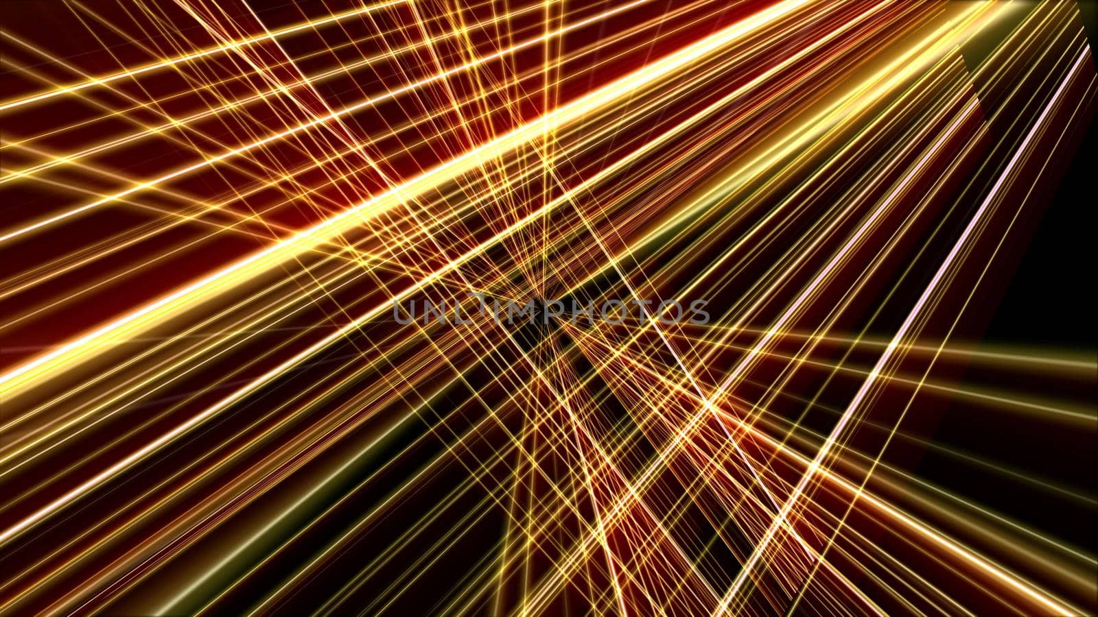 3d lines neon background abstract, render illustration