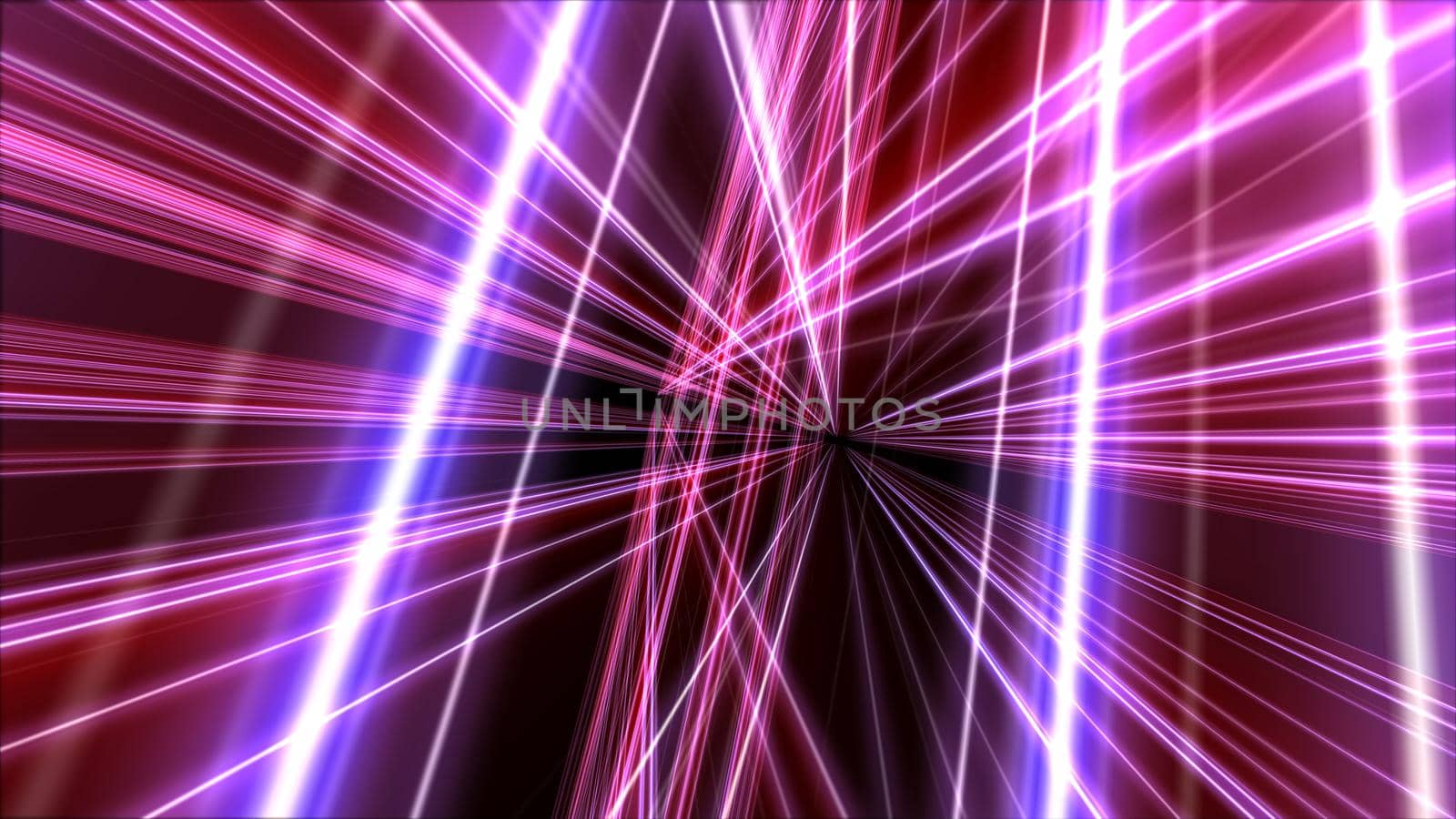 3d lines neon background abstract, render illustration