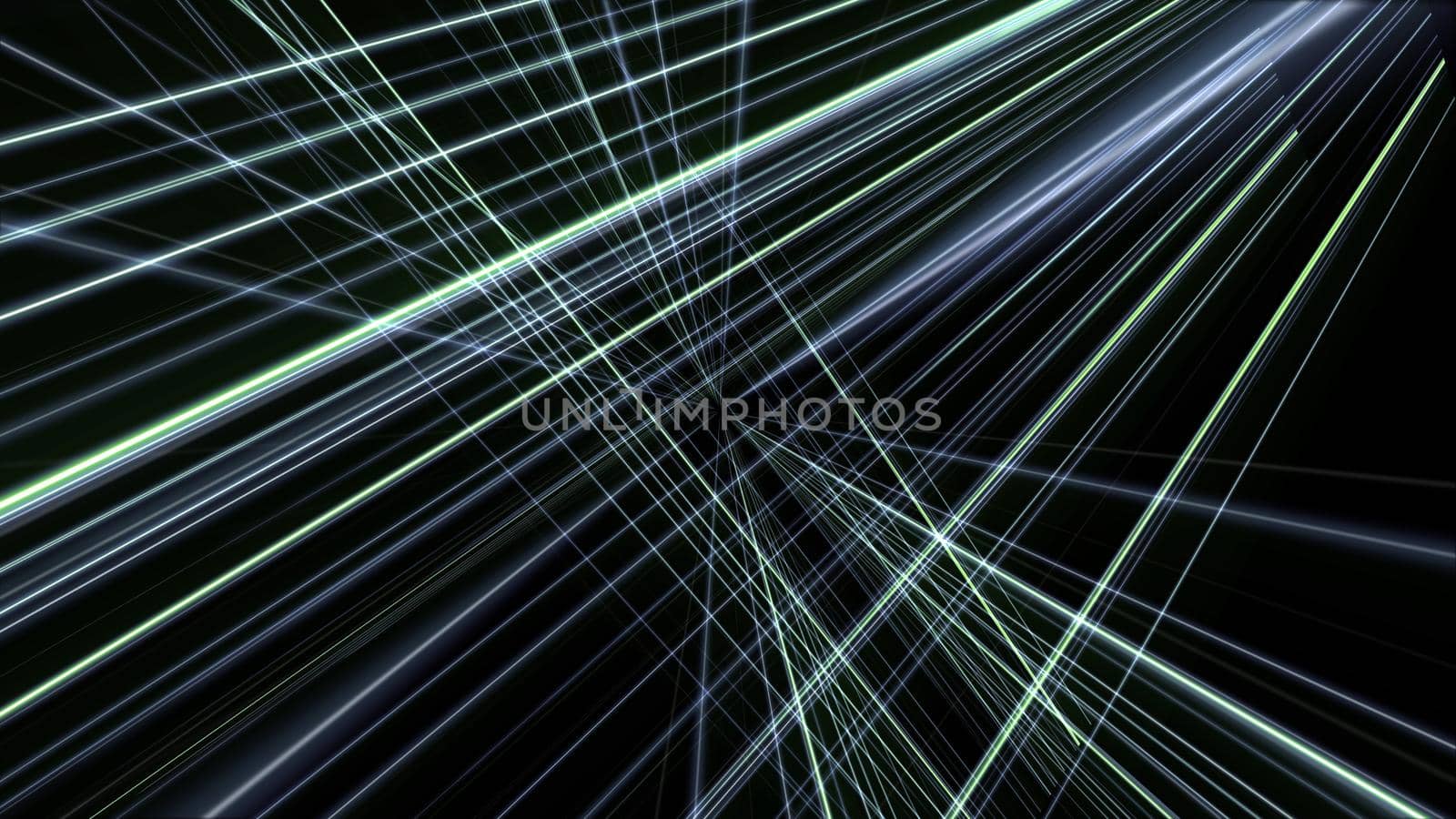3d lines neon background abstract, render illustration