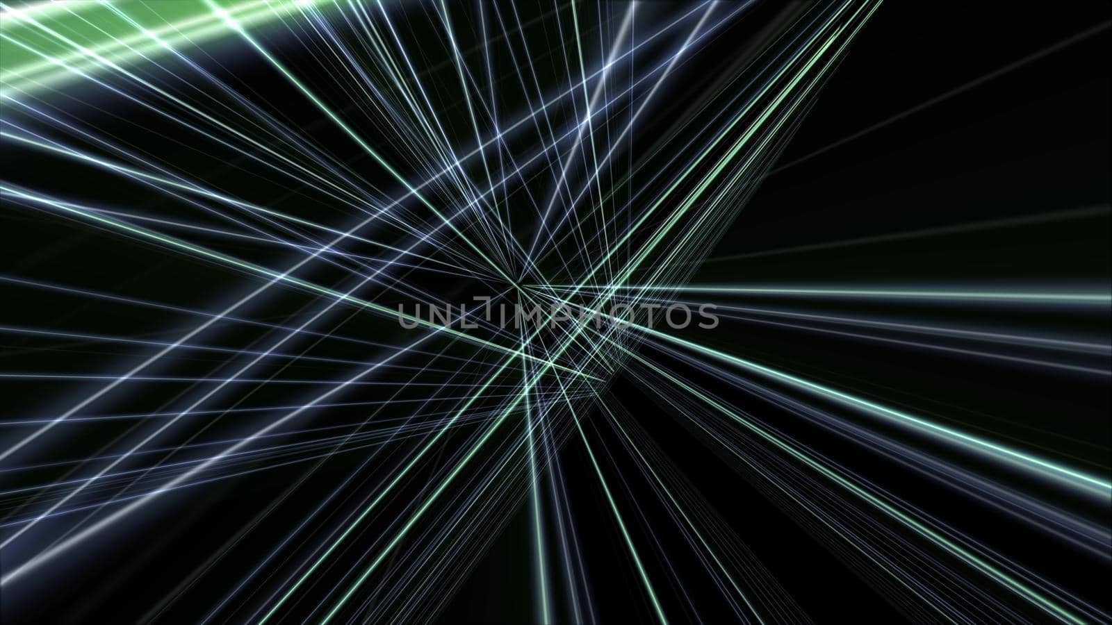 3d lines neon background abstract, render illustration