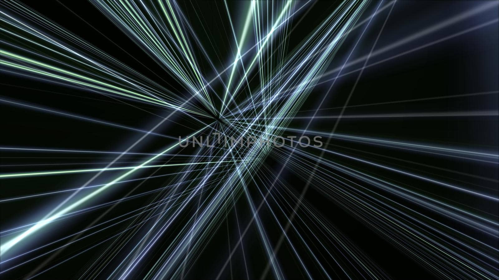 3d lines neon background abstract, render illustration