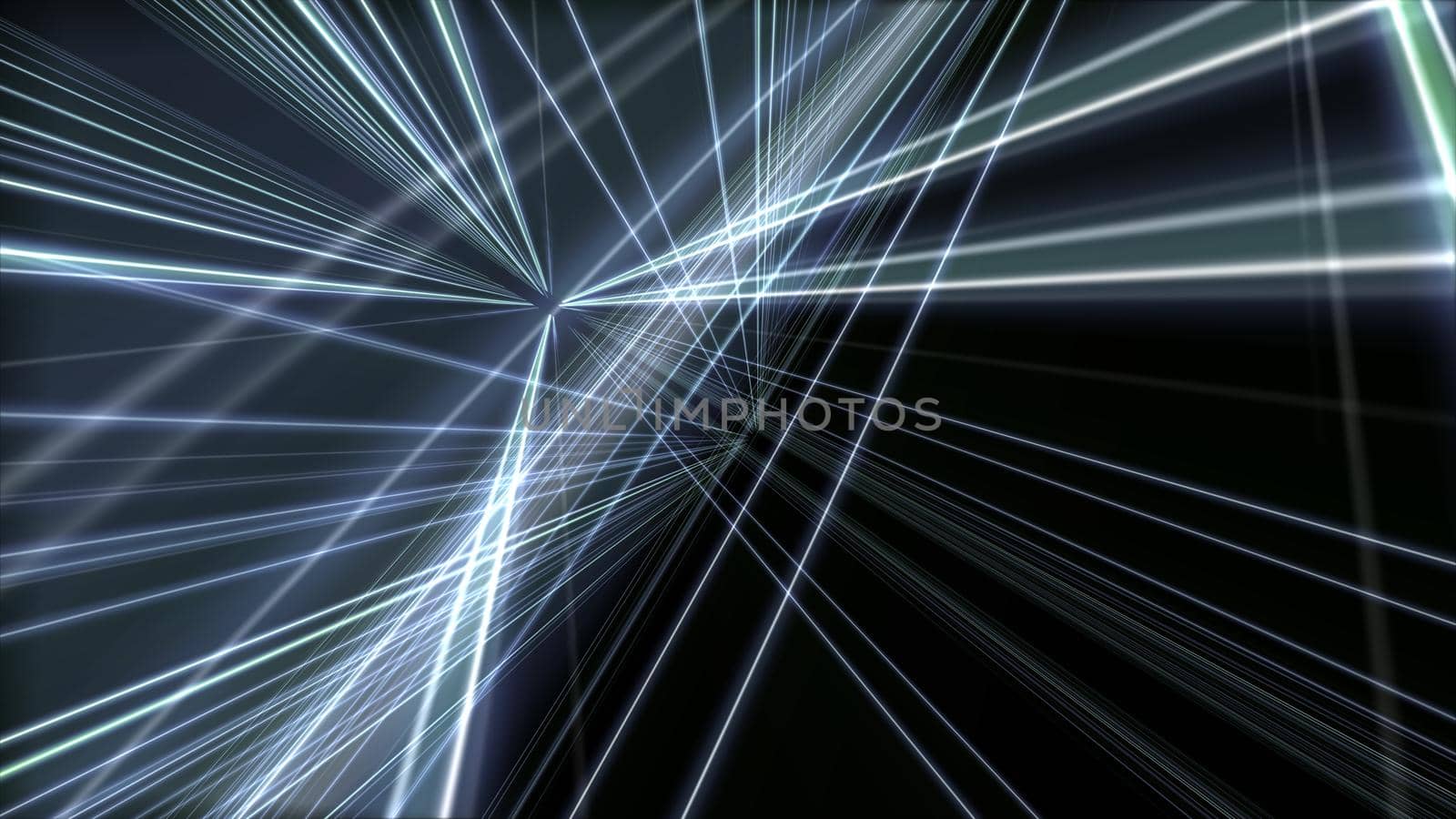 3d lines neon background abstract, render illustration