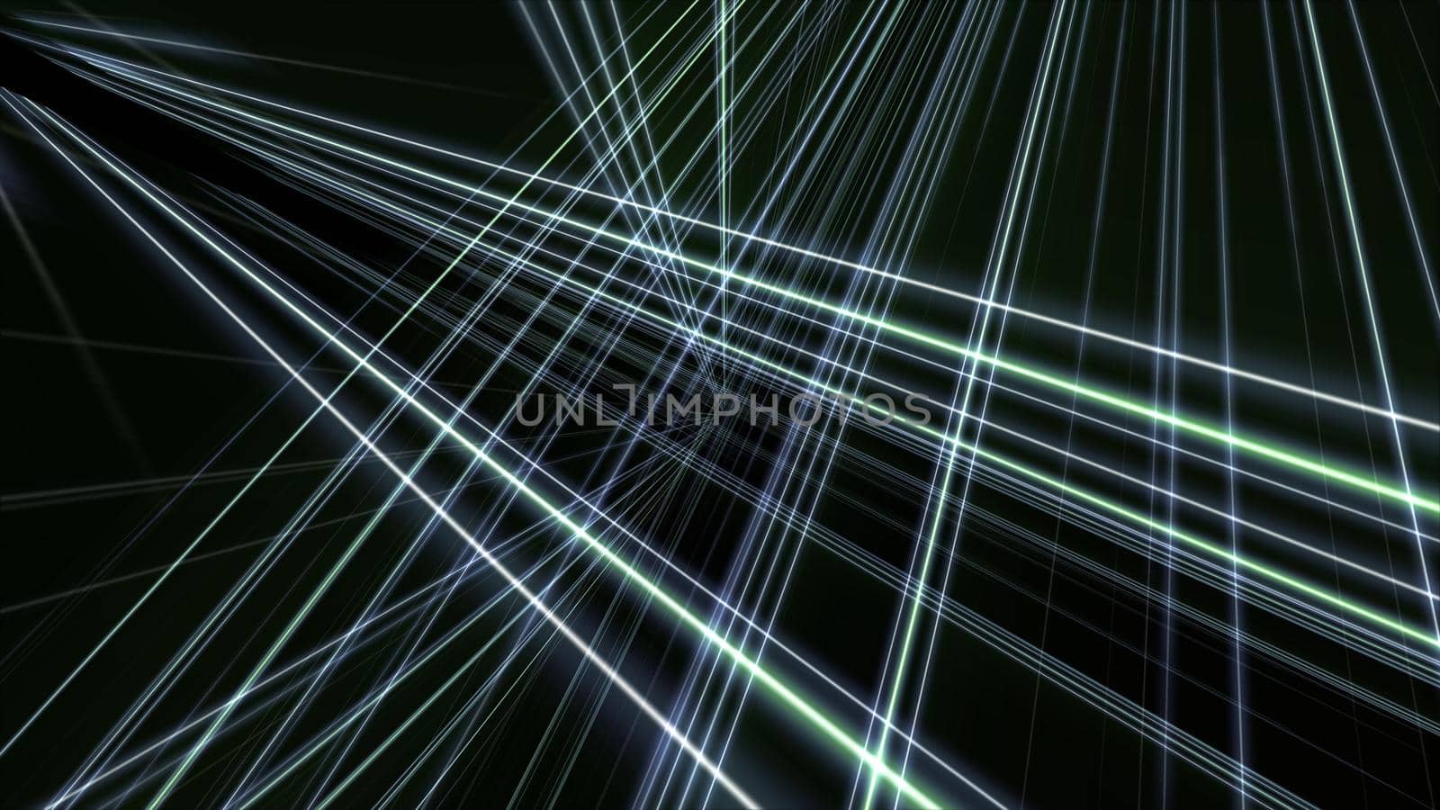 3d lines neon background abstract, render illustration