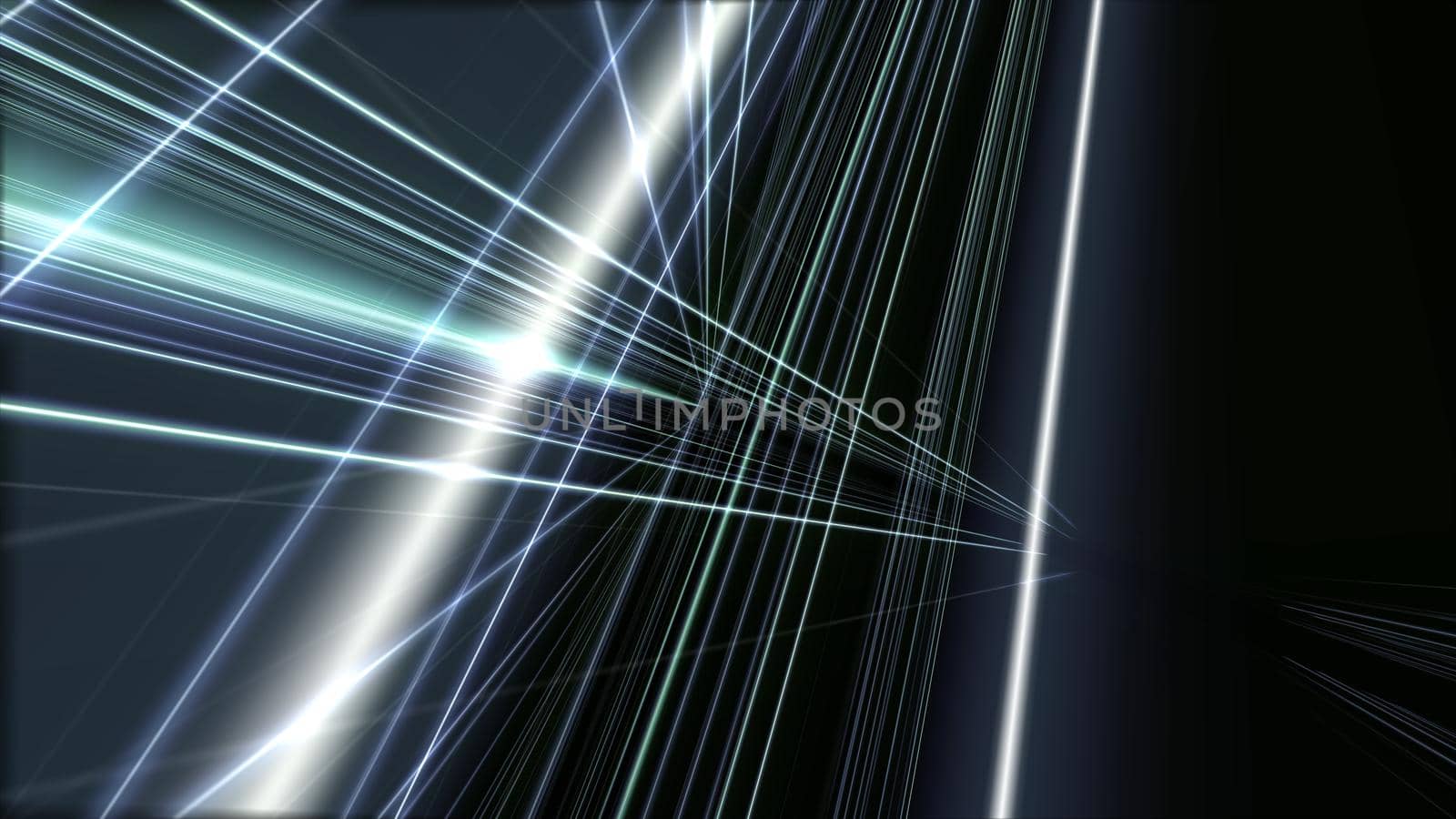 3d lines neon background abstract, render illustration