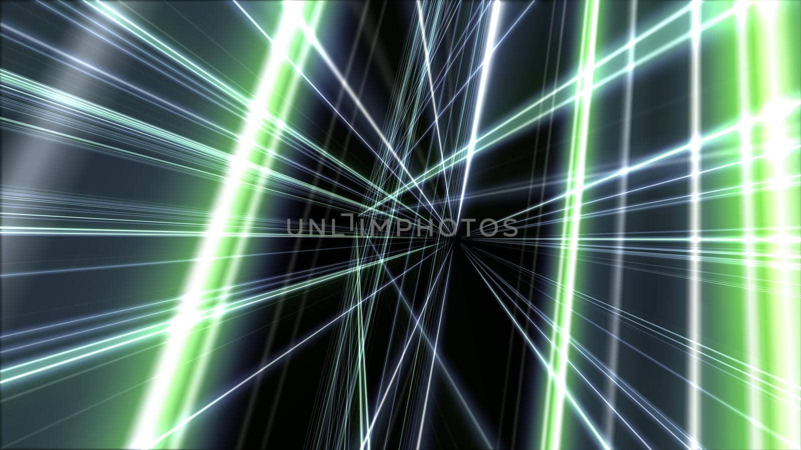 3d lines neon background abstract, render illustration