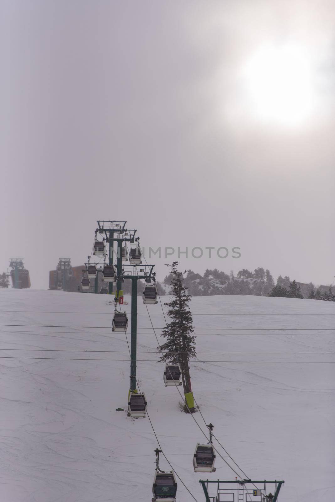 Platform of the Grandvalira Ski Resort in Soldeu.