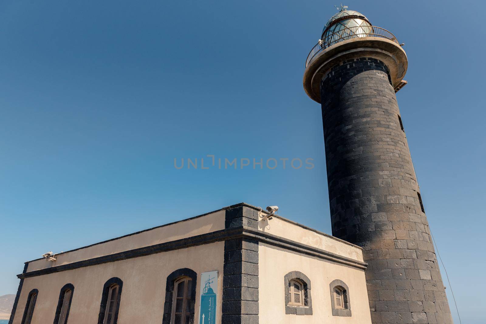 Jandia lighthouse in the South of Fuerteventura,Canary Islands,Spain.